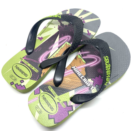 Havaianas minecraft grijs groen