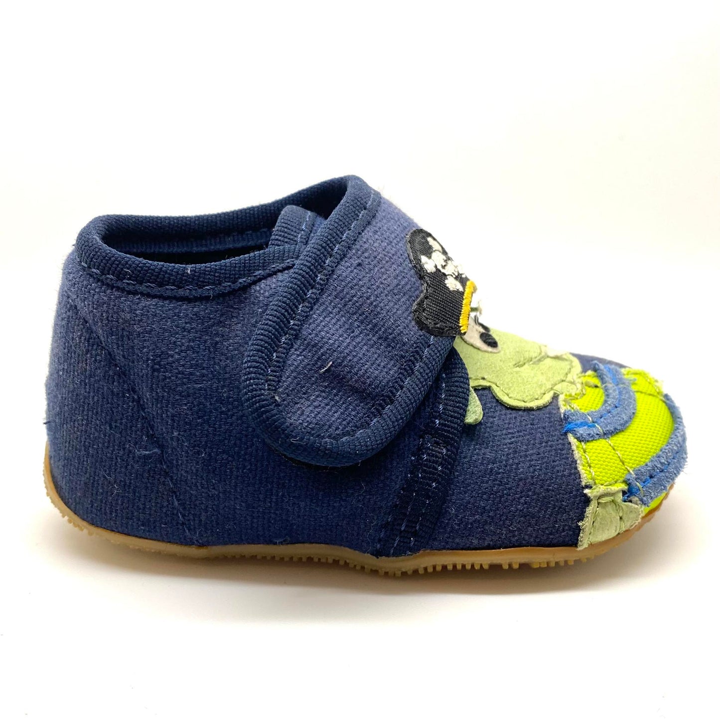 Kitzbühel pantoffel blauw met velcro zomer