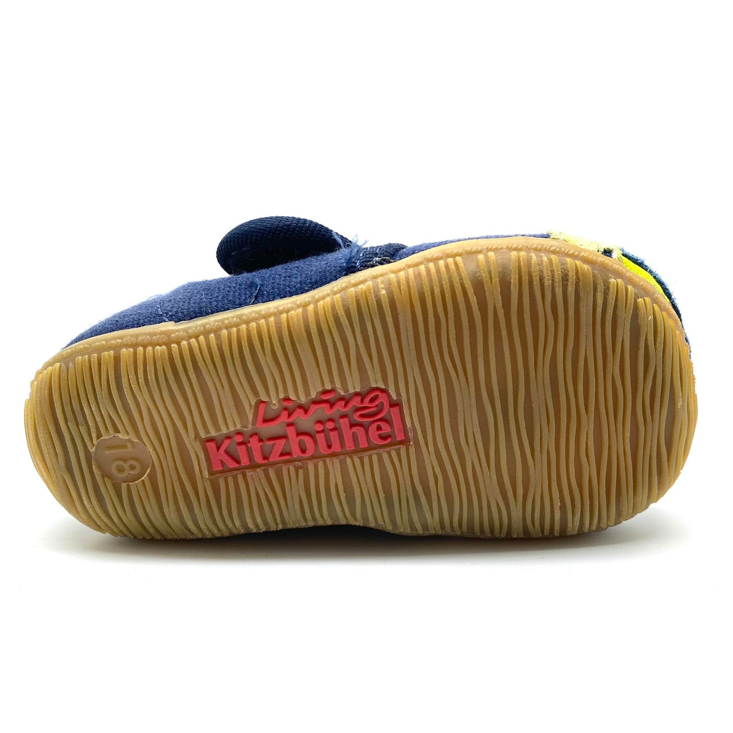Kitzbühel pantoffel blauw met velcro zomer