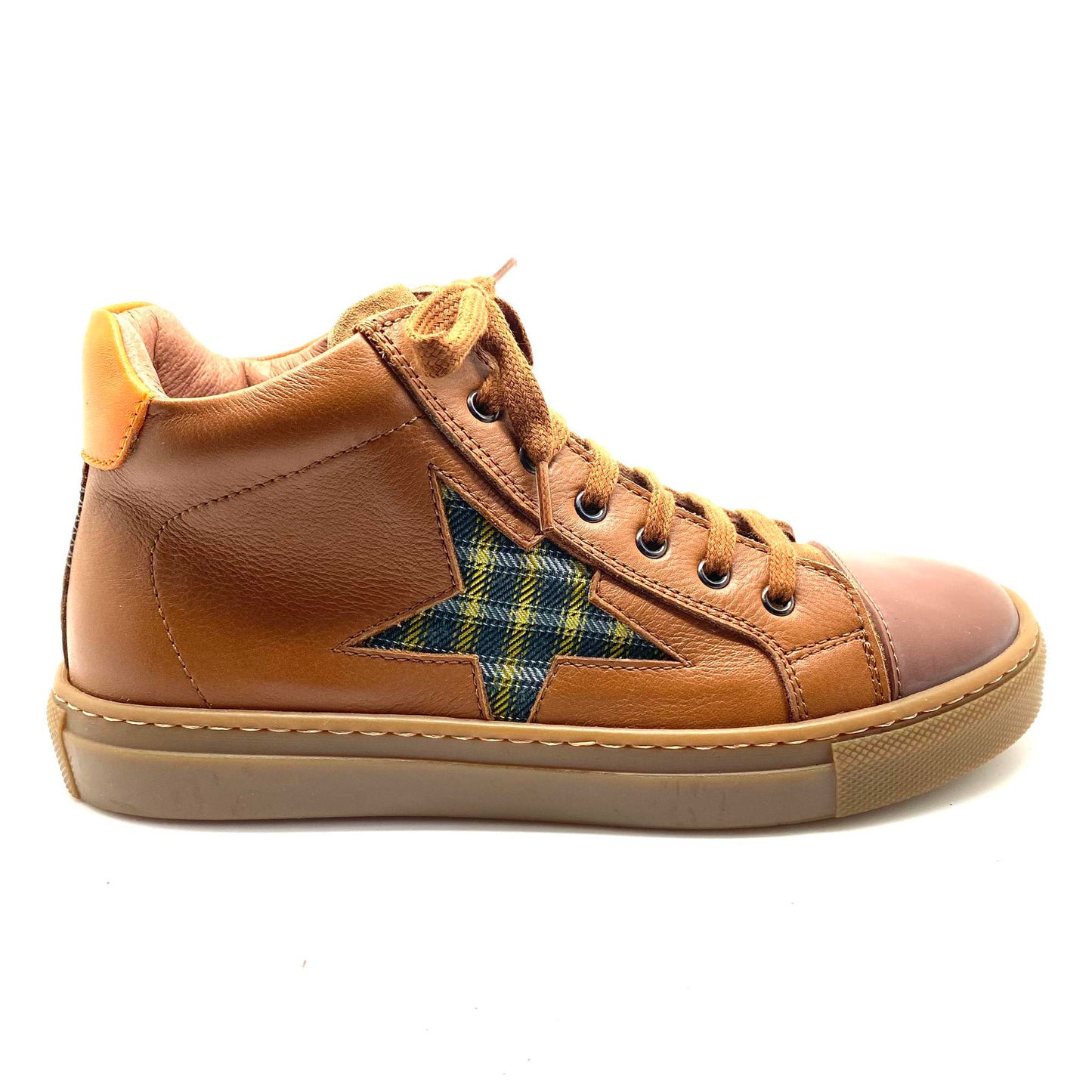 Lepi sneaker cognac met ster