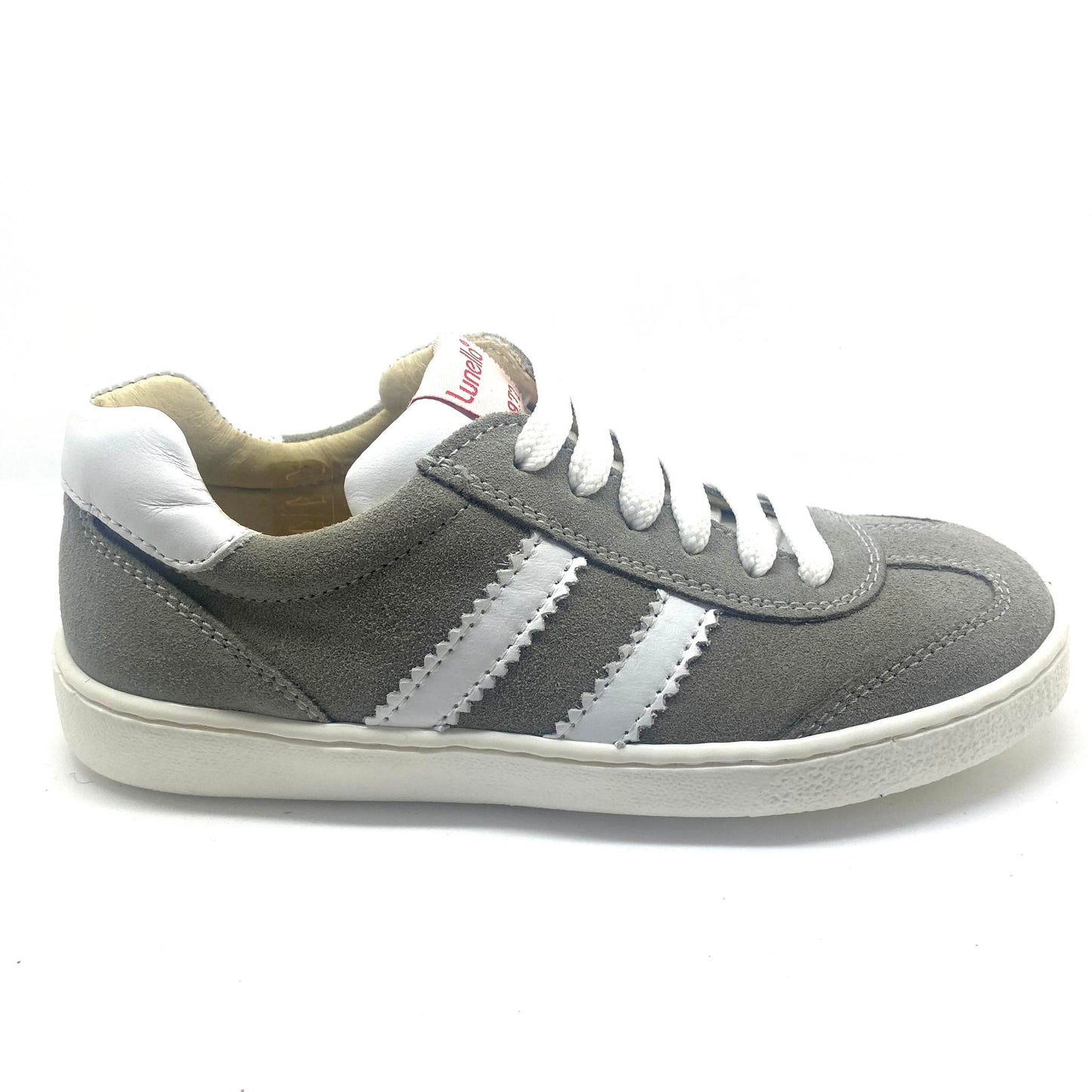 Lunella lage sneaker grijs.