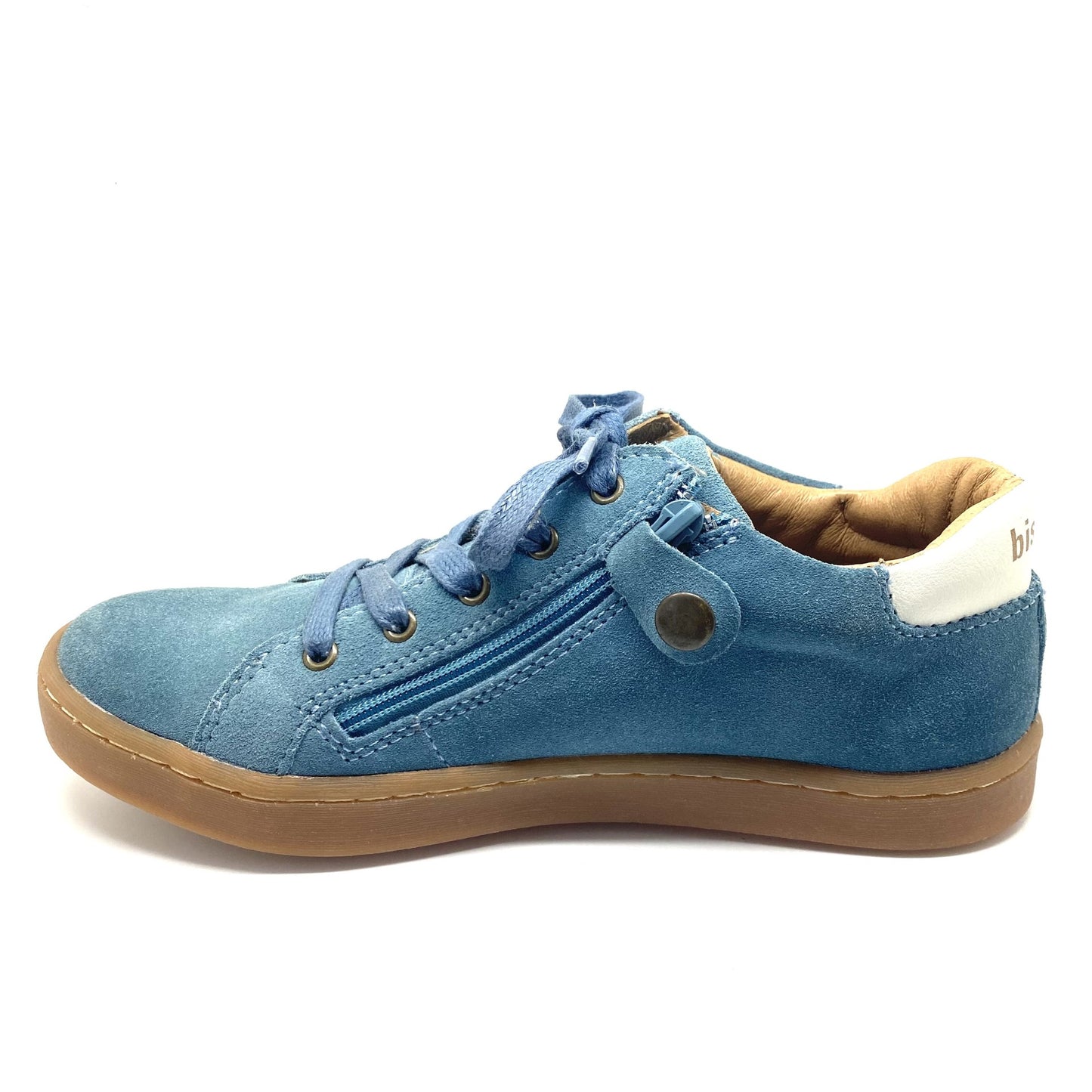 Bisgaard lage sneaker met veter en rits