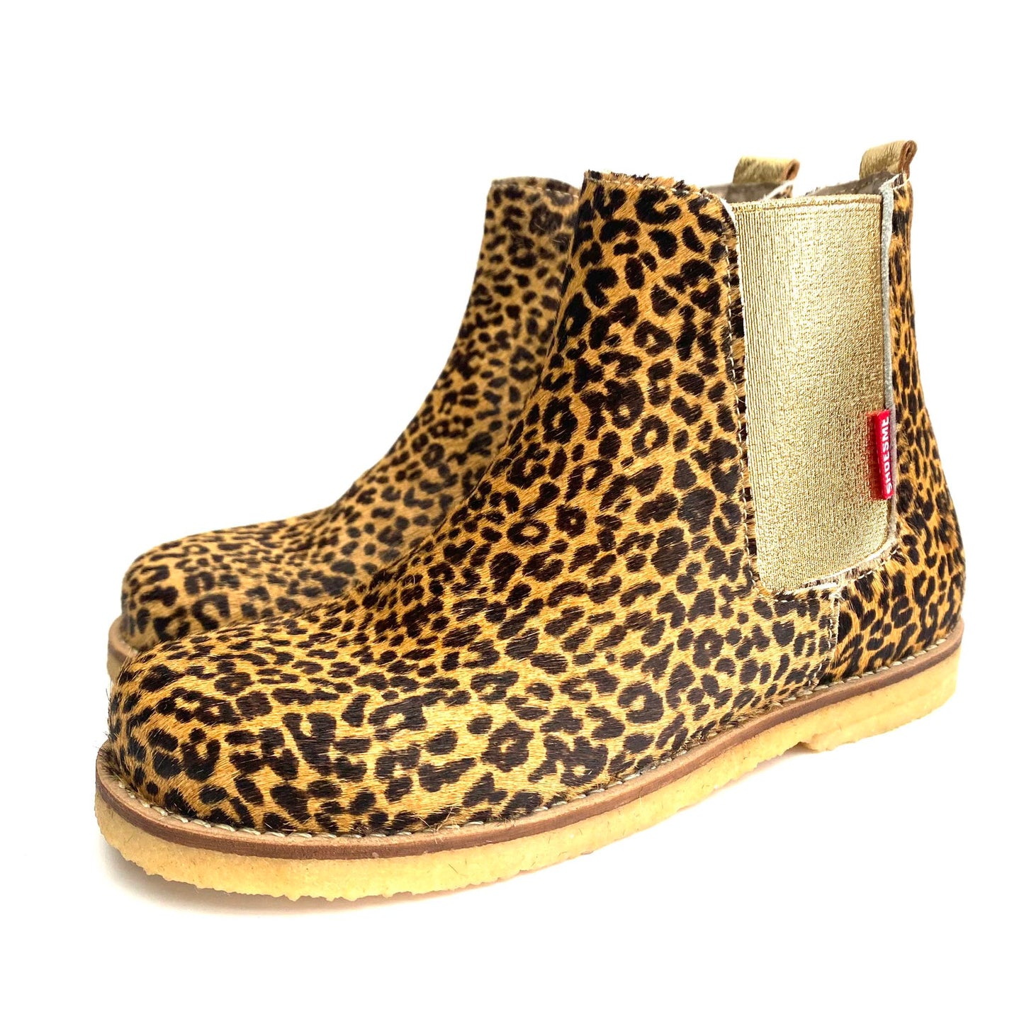 Shoesme korte laars met leopard print