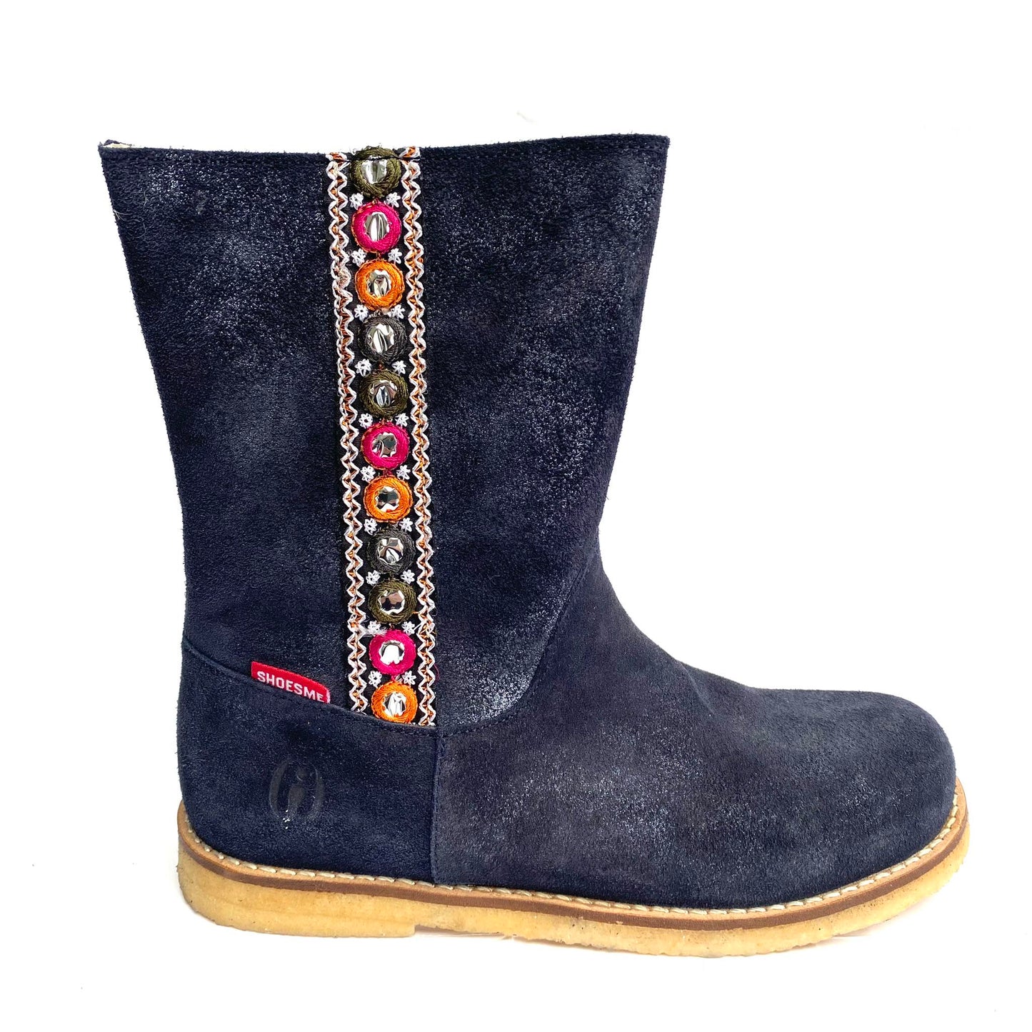 Shoesme laars paars met spiegeltjes