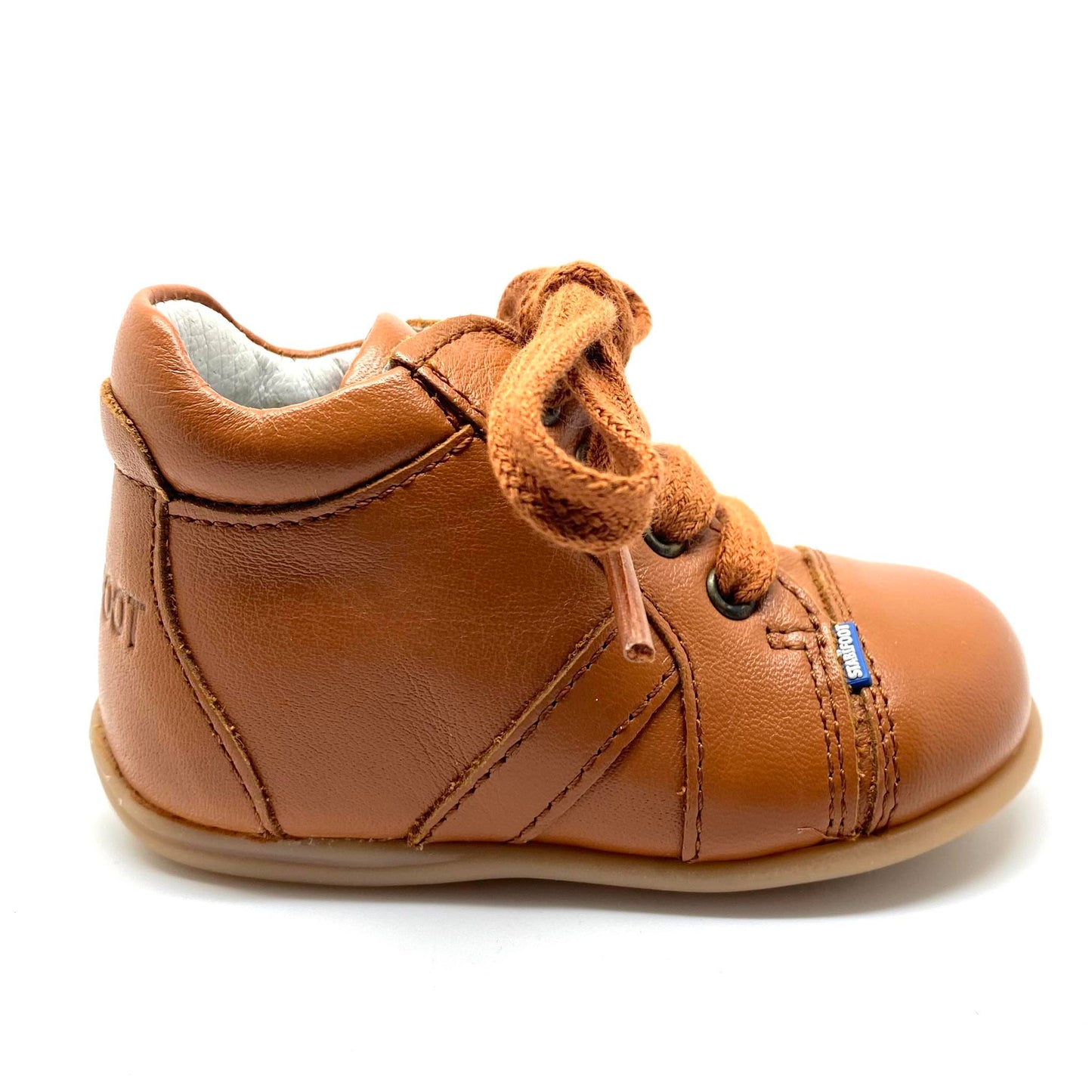 Stabifoot veterschoen cognac