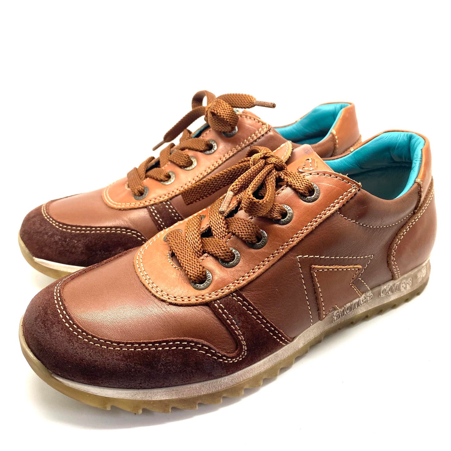 Stones and Bones lage sneaker cognac