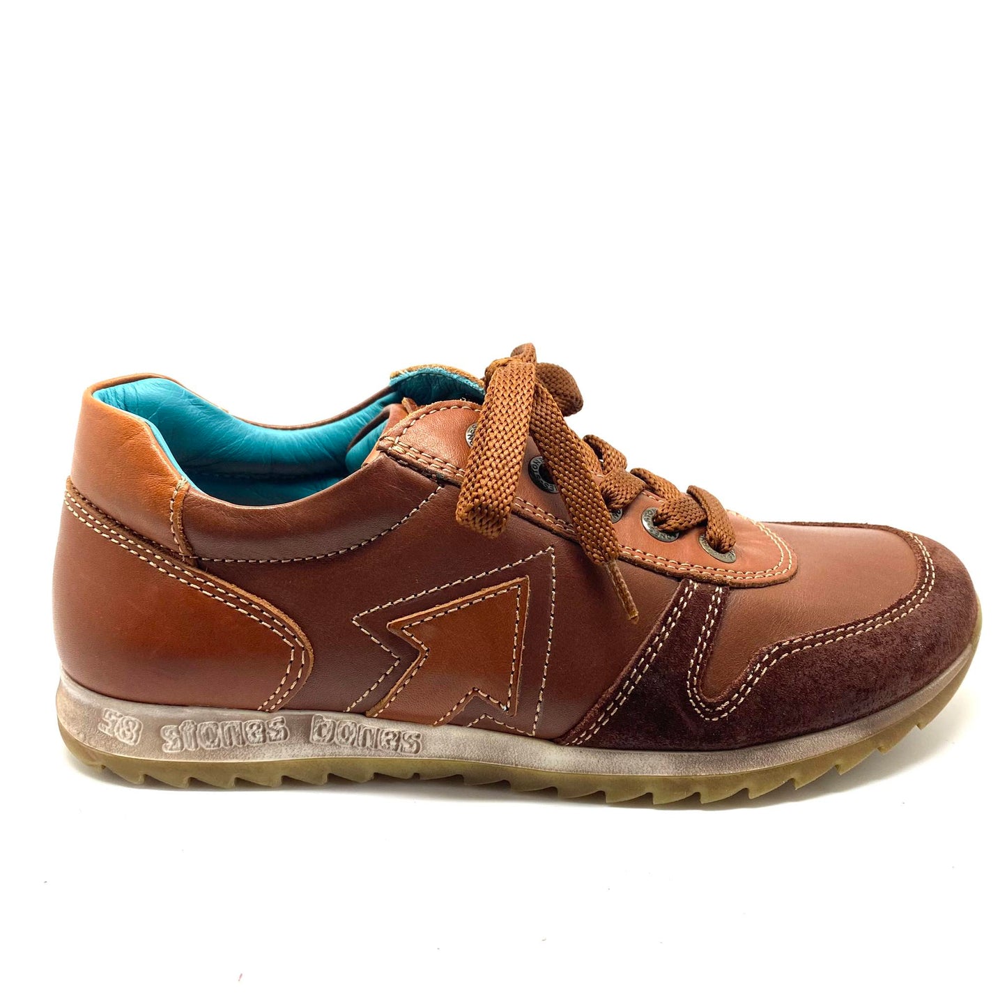 Stones and Bones lage sneaker cognac