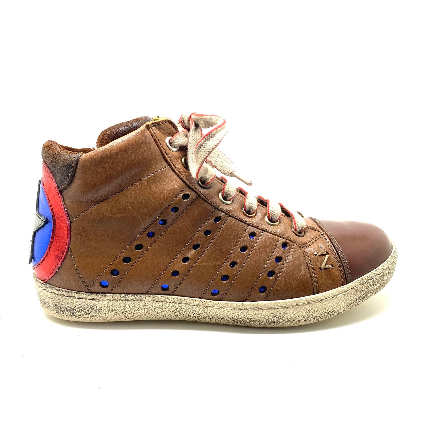 Zecchino D'oro sneaker met ster achteraan