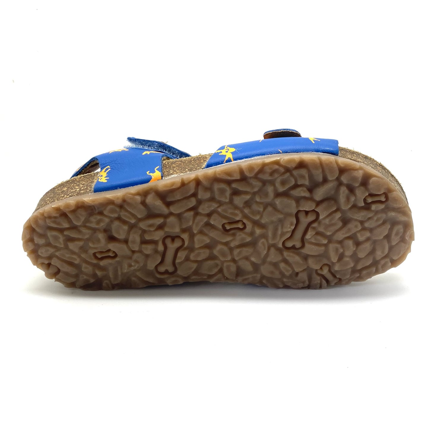 Stones and Bones sandaal blauw met dino's