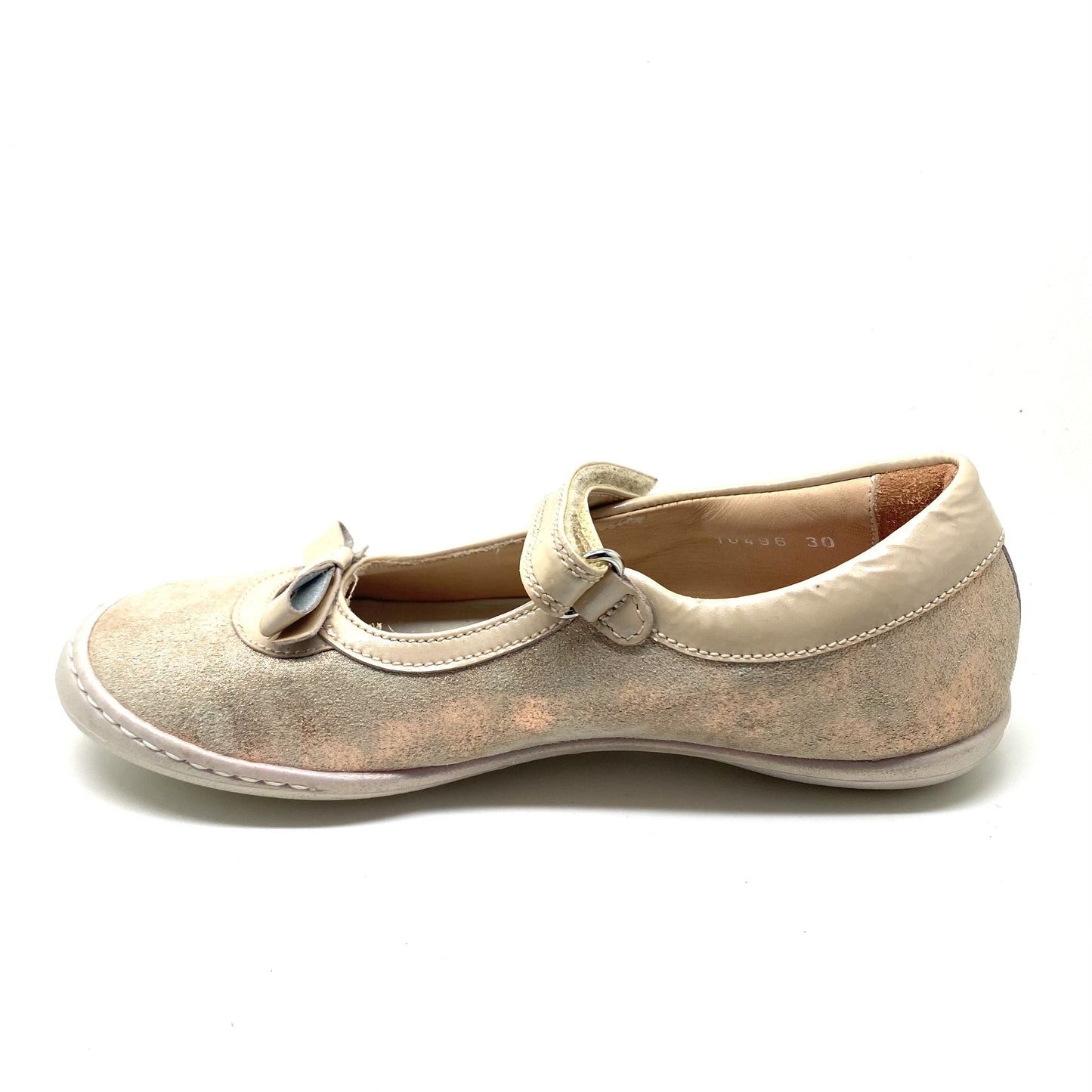 Rondinella ballerina met rubberen tip en velcro