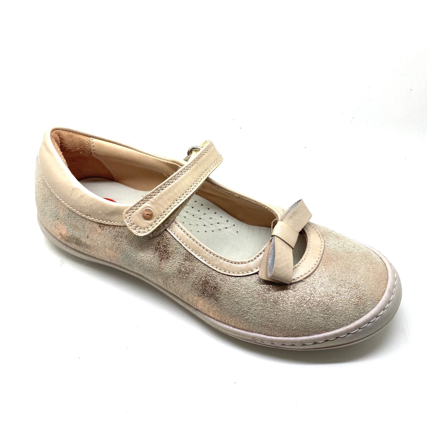 Rondinella ballerina met rubberen tip en velcro