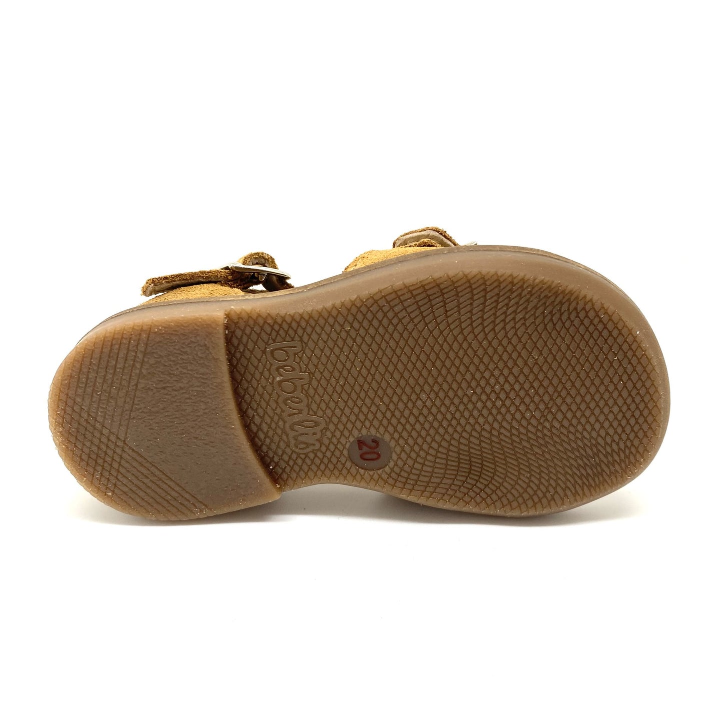Beberlis sandaal cognac T-model