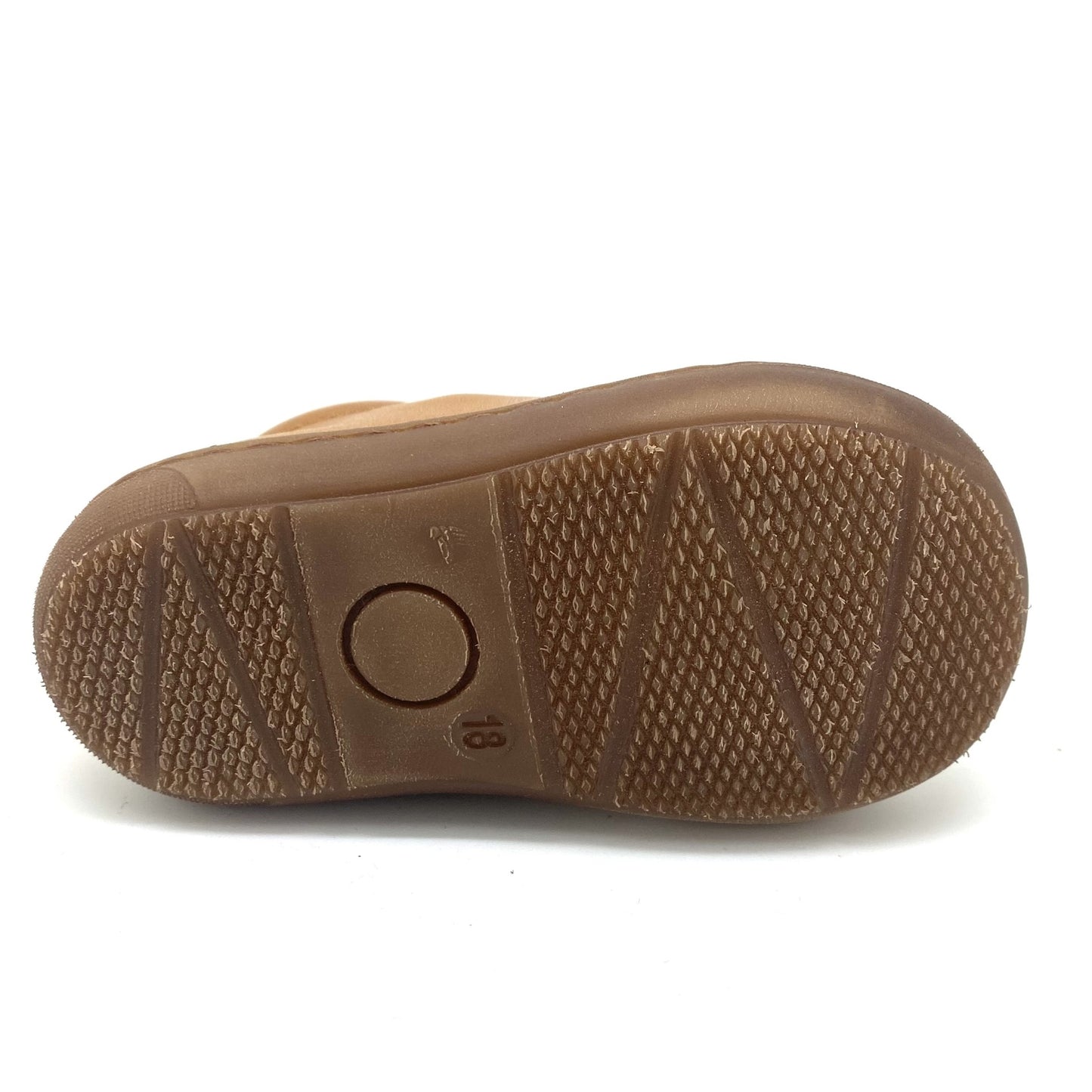 Beberlis eerste stapper cognac met rubber tipje