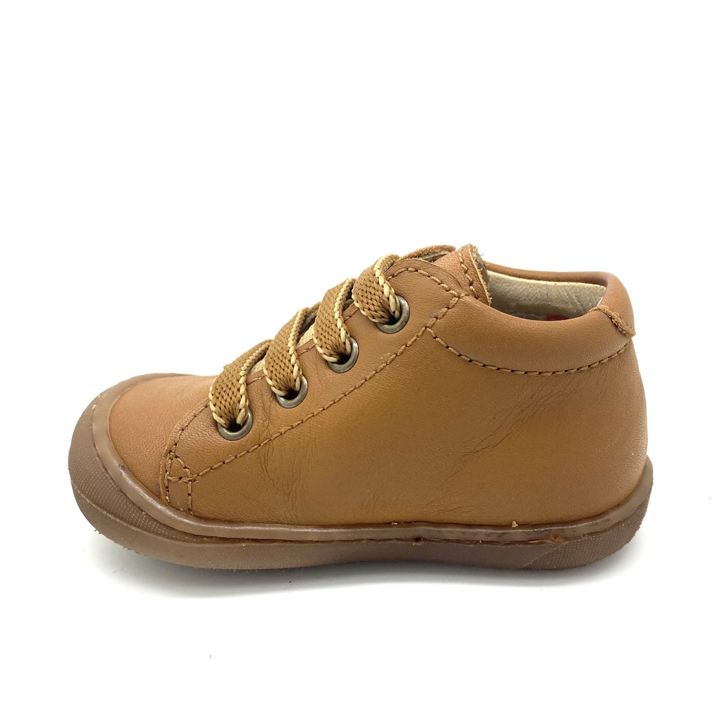 Beberlis eerste stapper cognac met rubber tipje
