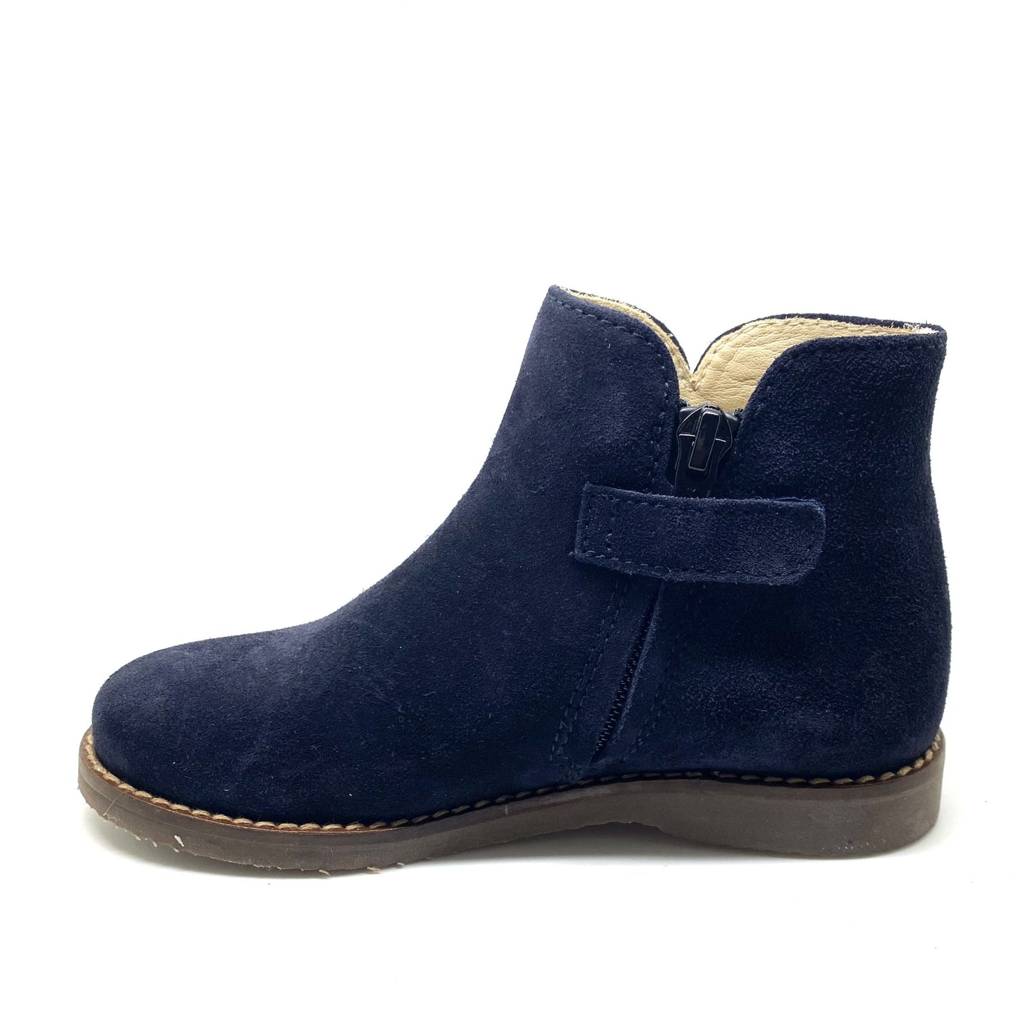 Beberlis lage laars blauw met glitter hart