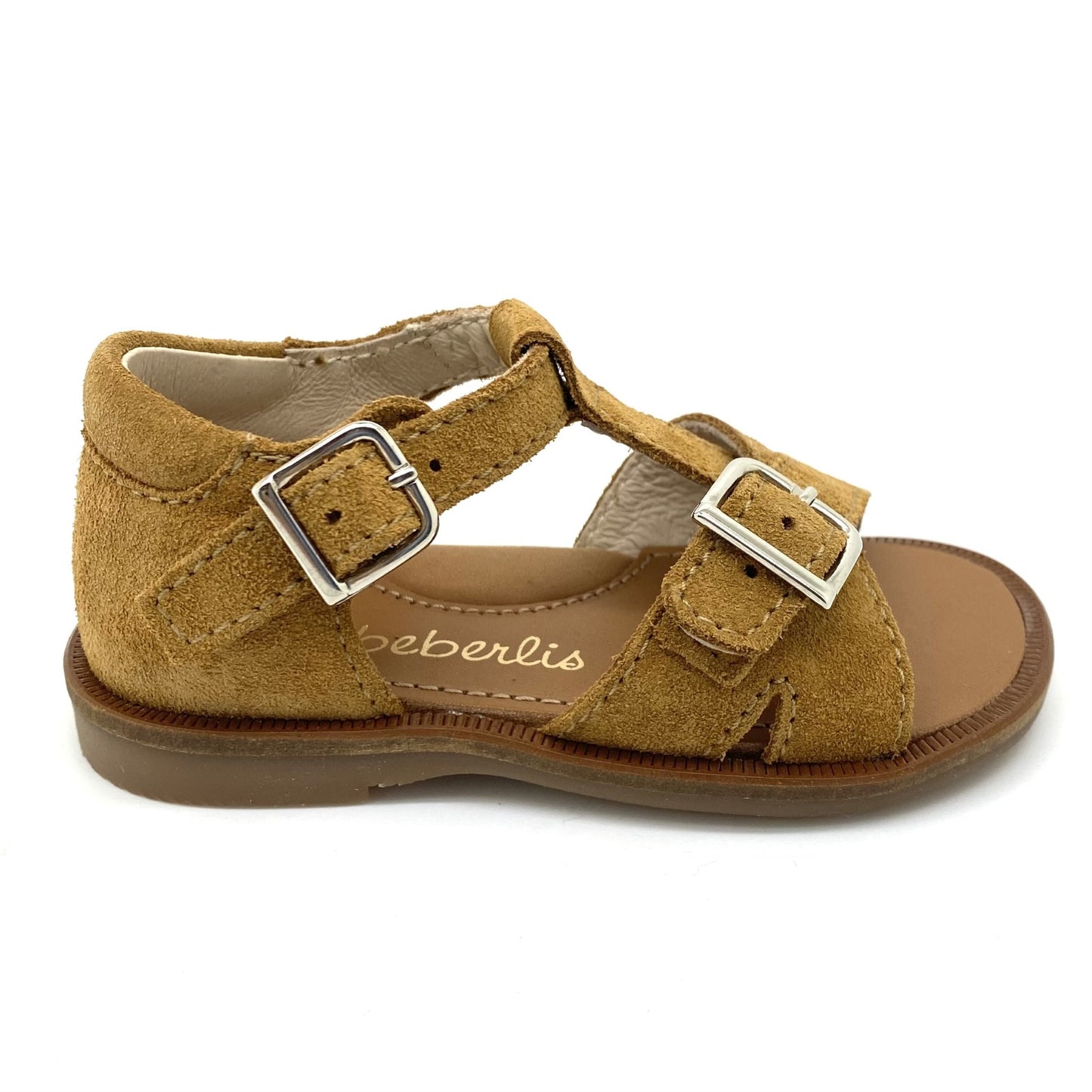 Beberlis sandaal cognac T-model
