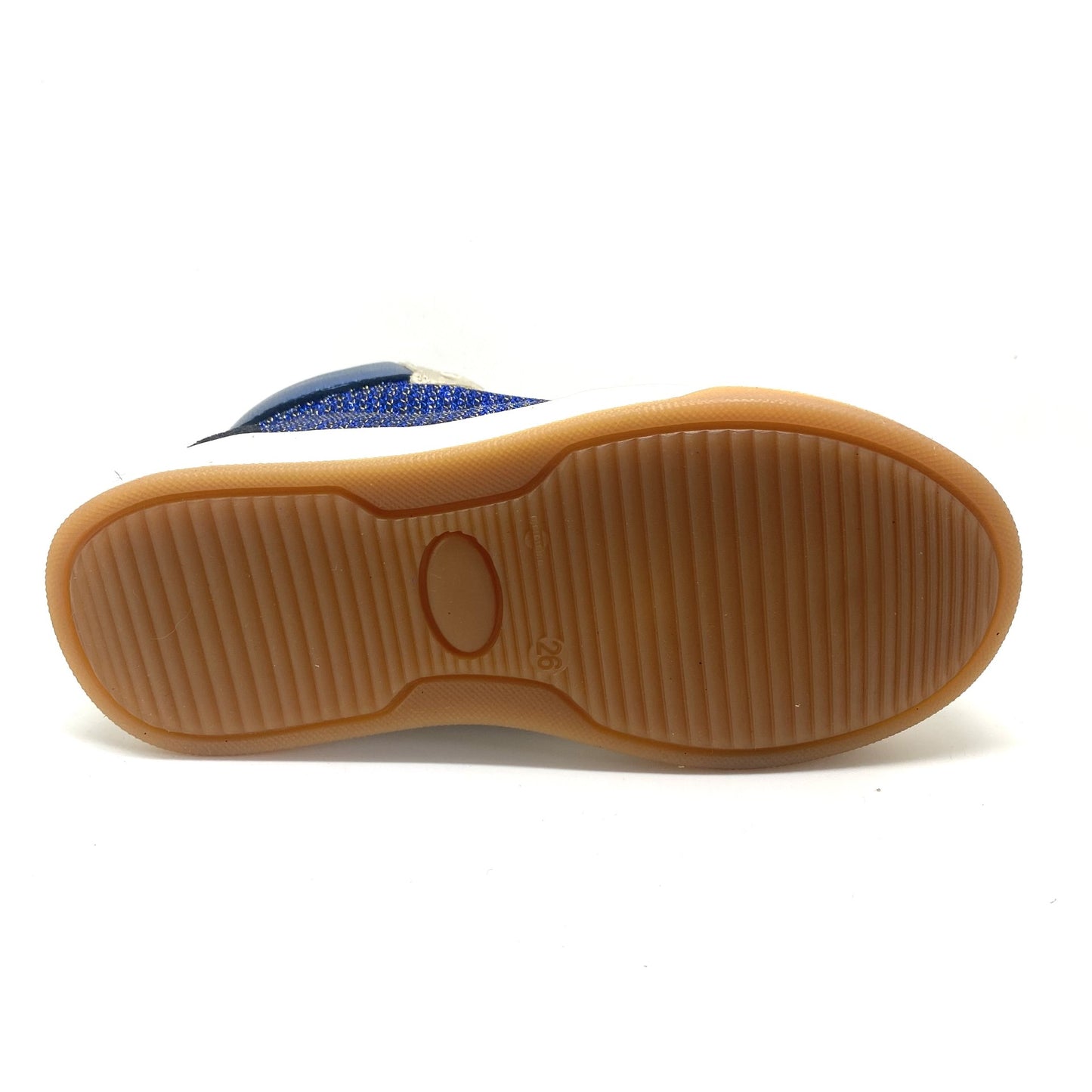 Beberlis sneaker blauw glitter