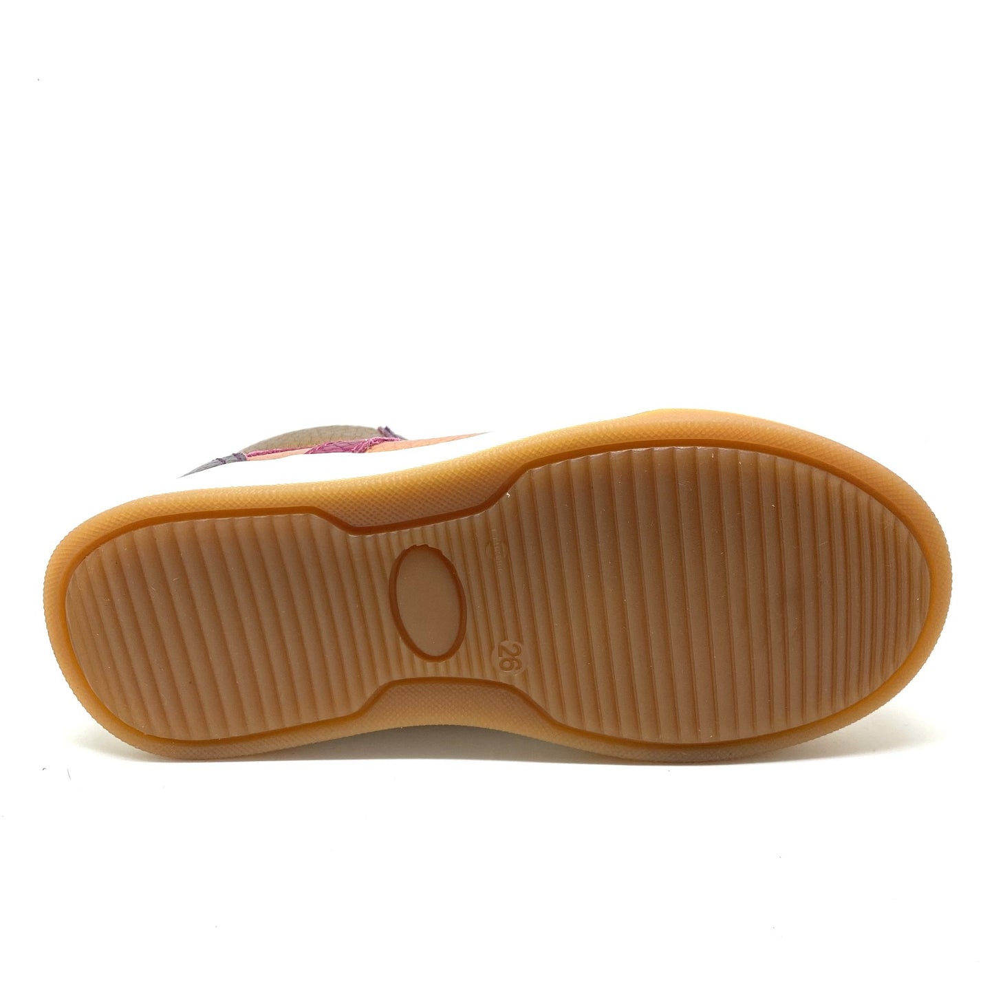 Beberlis sneaker roos paars en goud