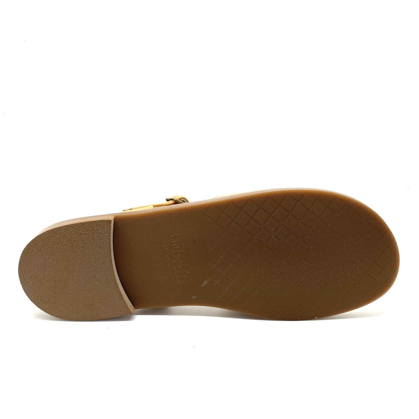 Beberlis sandaal t-model beige goud