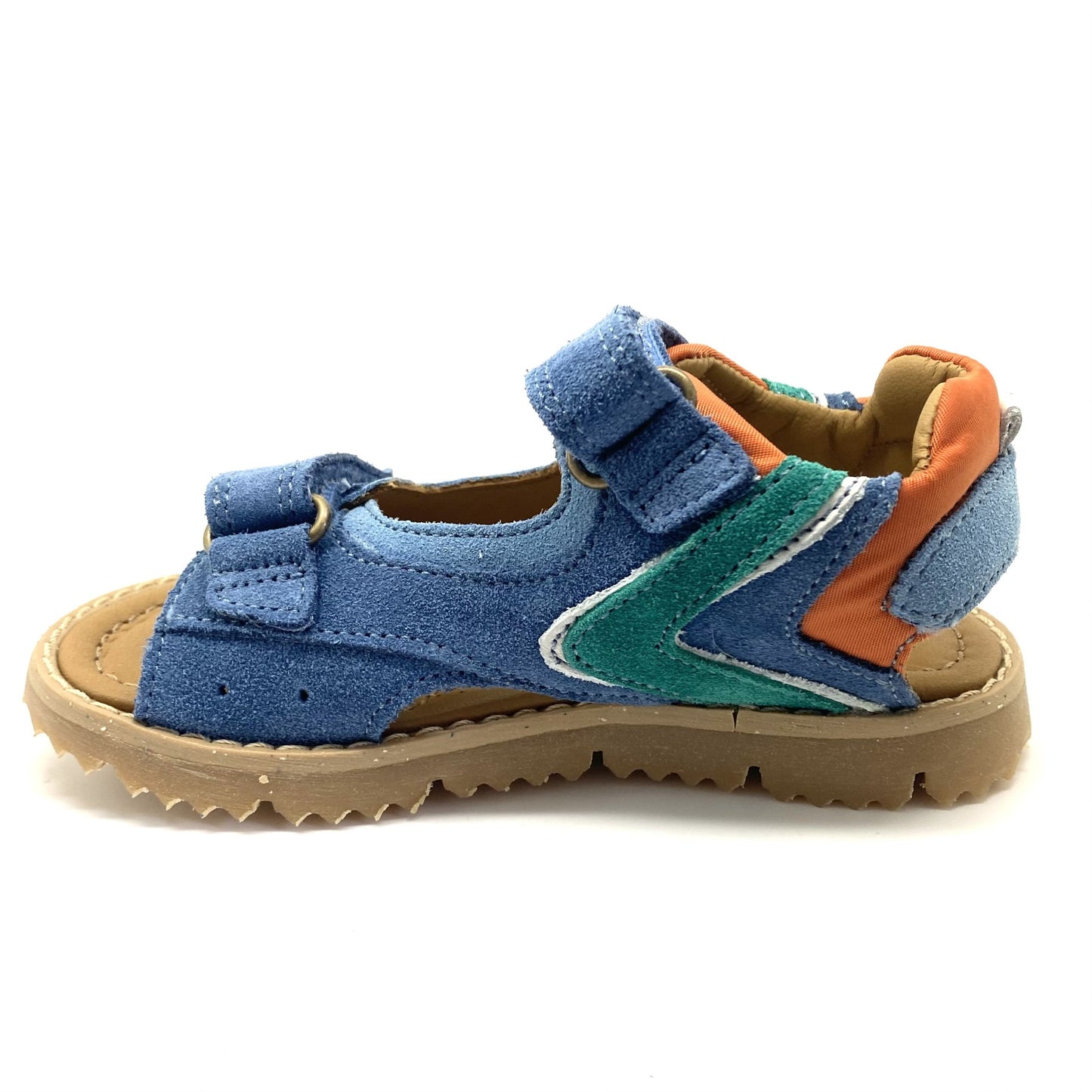 Stones and Bones LIUNT sandaal blauw oranje en groen