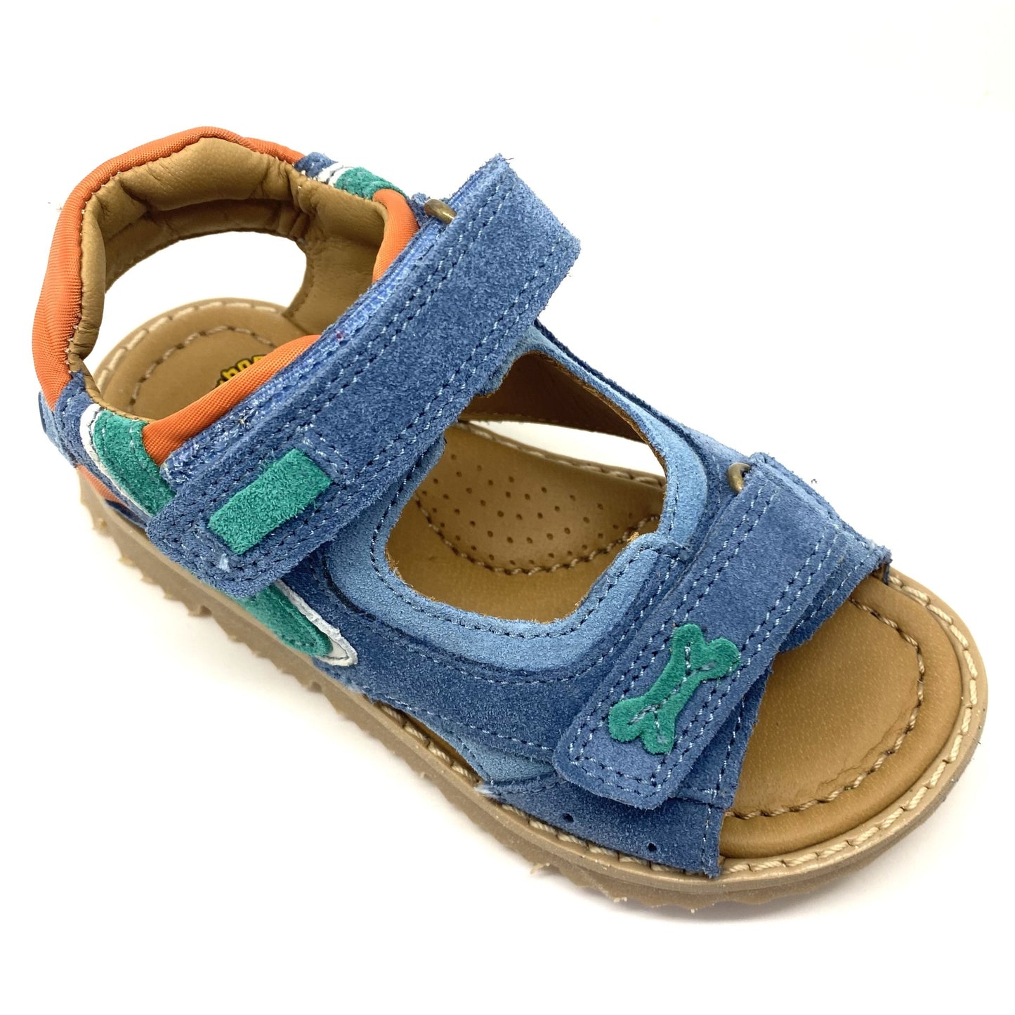 Stones and Bones LIUNT sandaal blauw oranje en groen