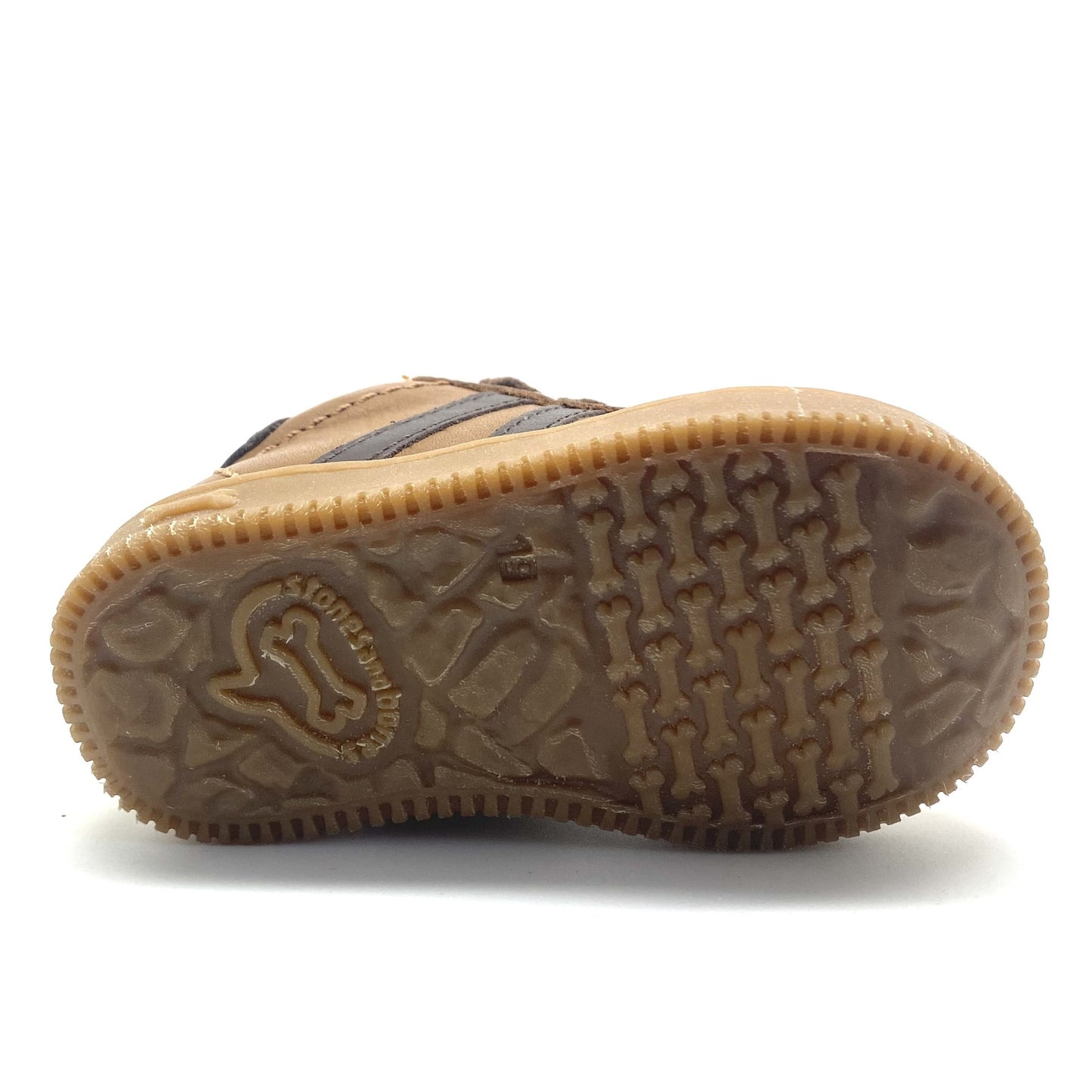 Stones and Bones NEPO bruin sneakertje met rubberen tip
