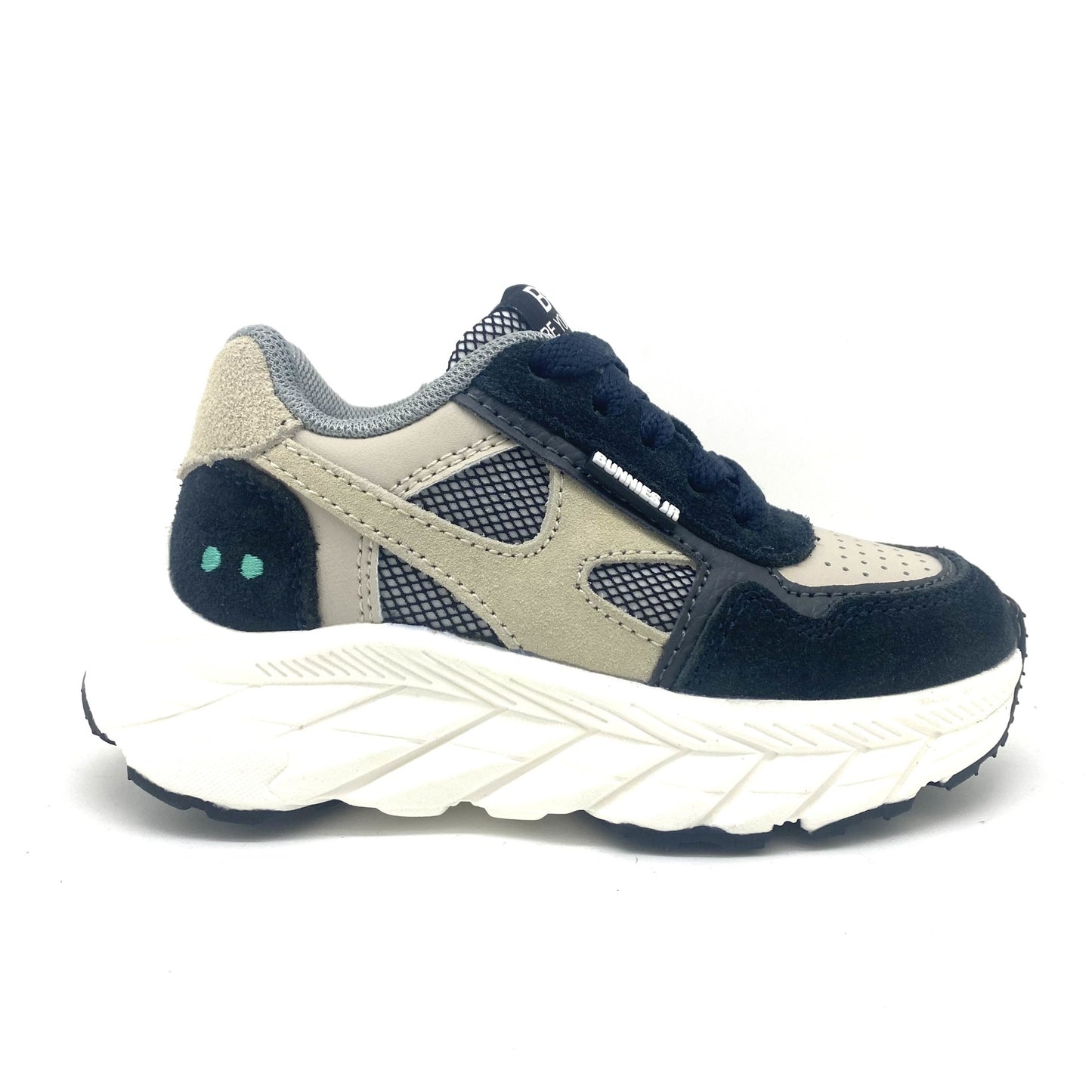 Bunnies runner blauw en beige