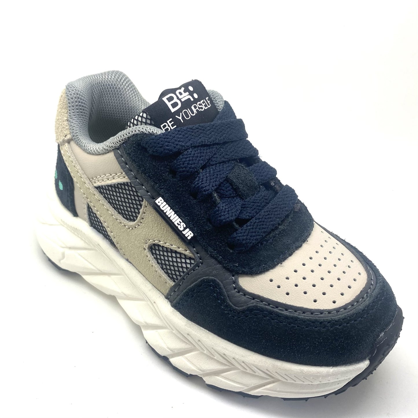 Bunnies runner blauw en beige
