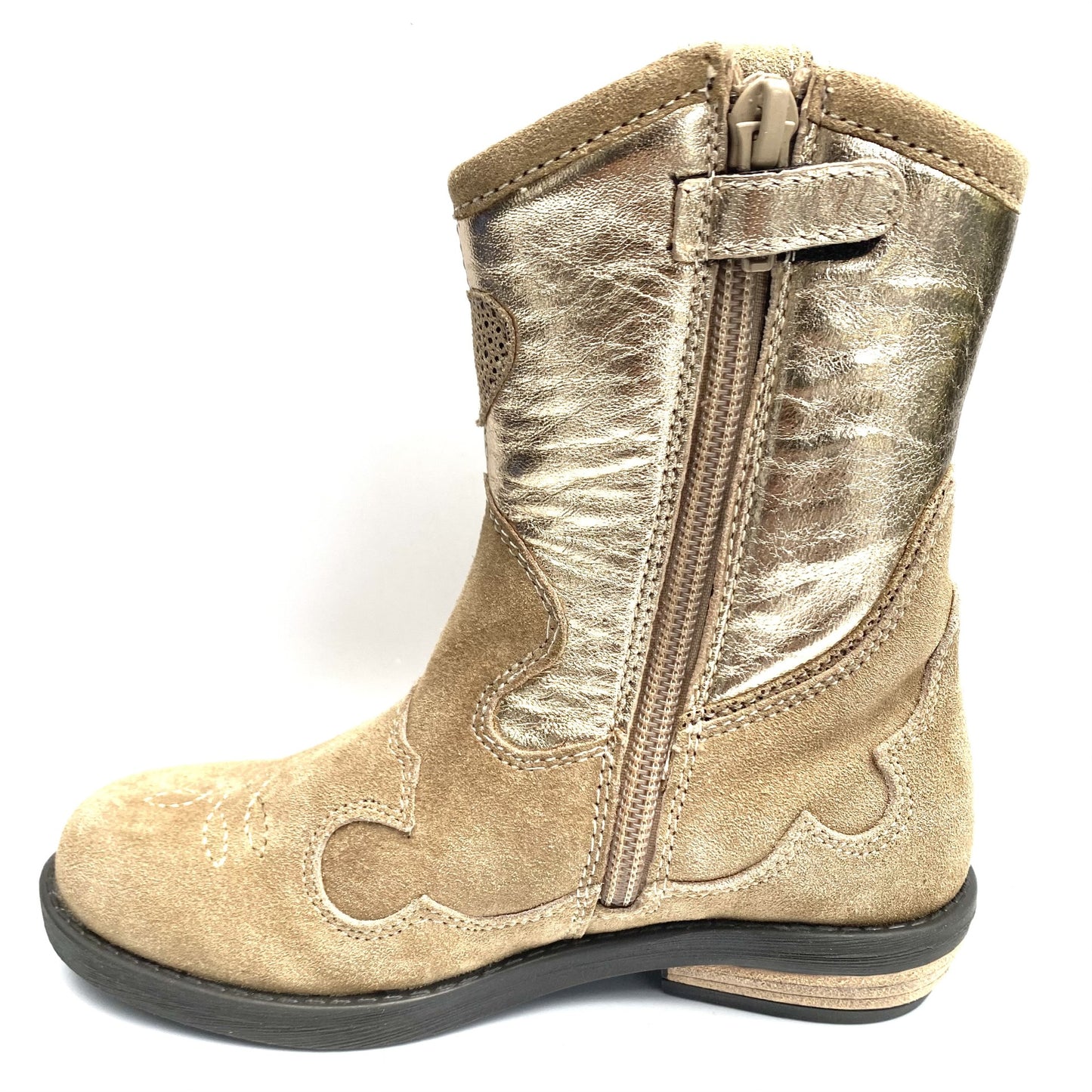 Bunnies cowboy laars beige goud
