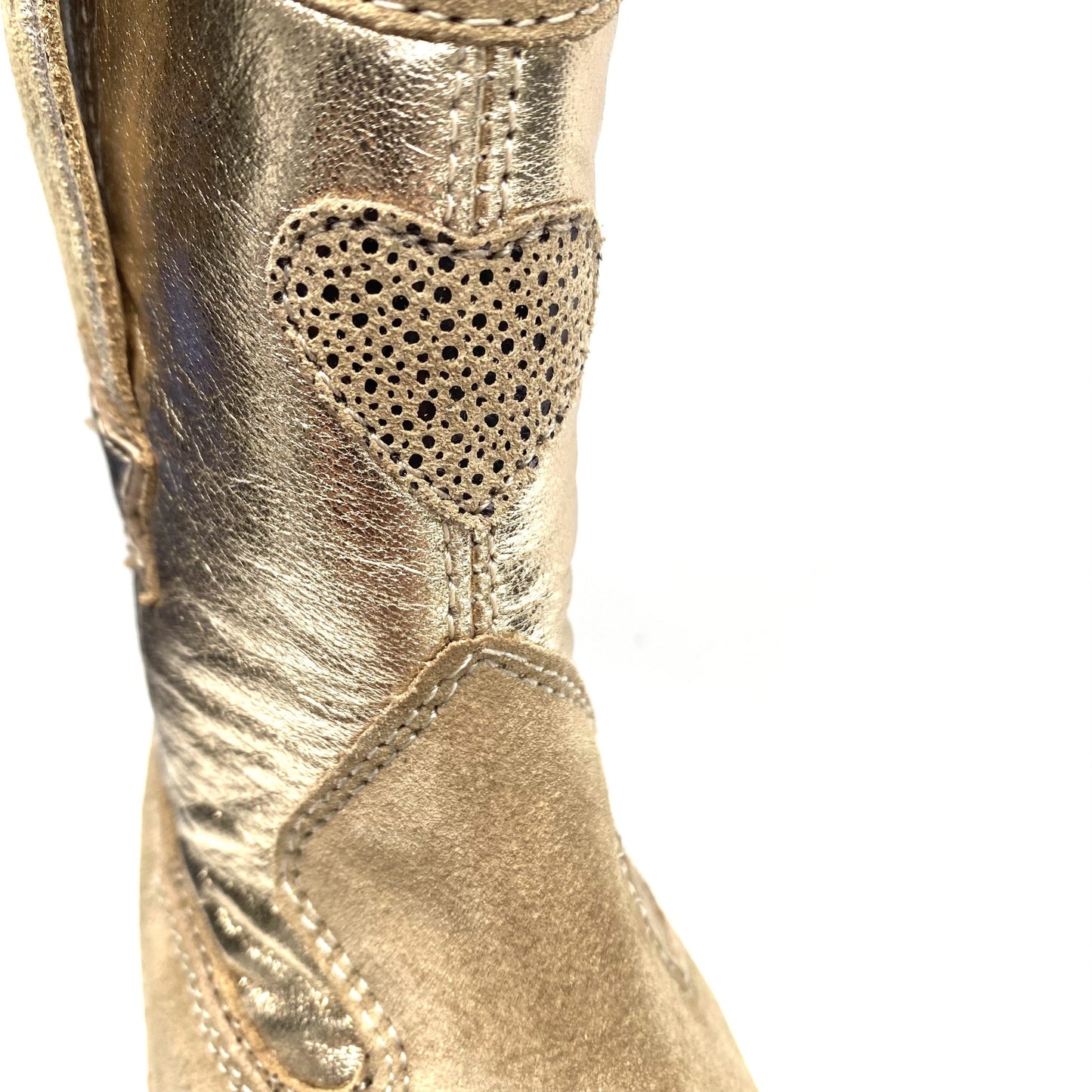 Bunnies cowboy laars beige goud
