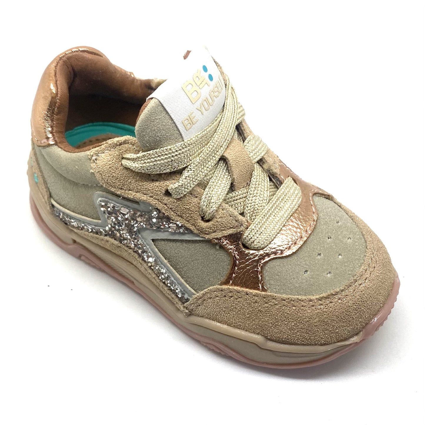 Bunnies runner beige glitter