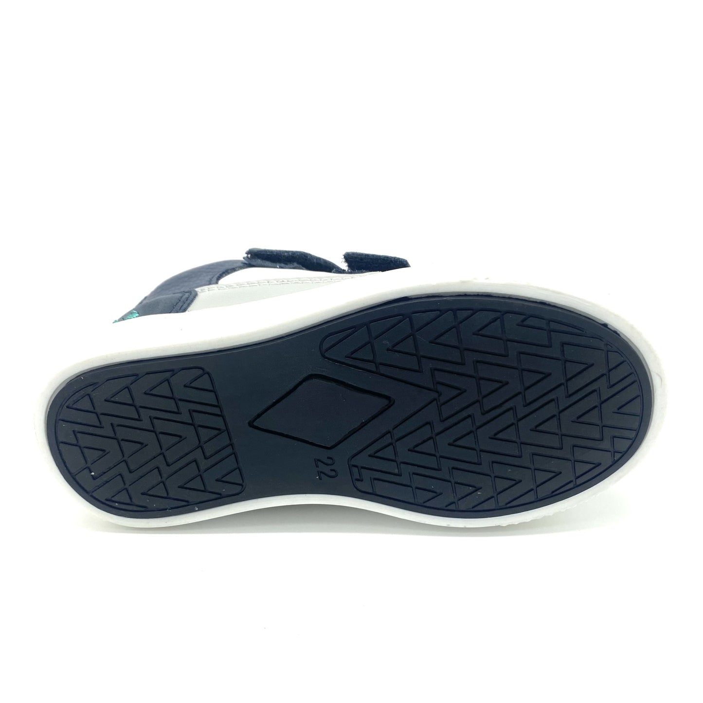 Bunnies lage sneaker met 2 velcro's.