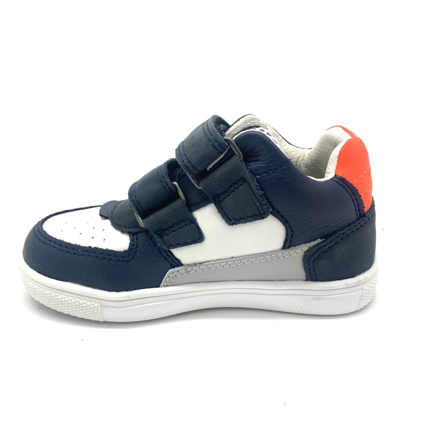 Bunnies lage sneaker met 2 velcro's.