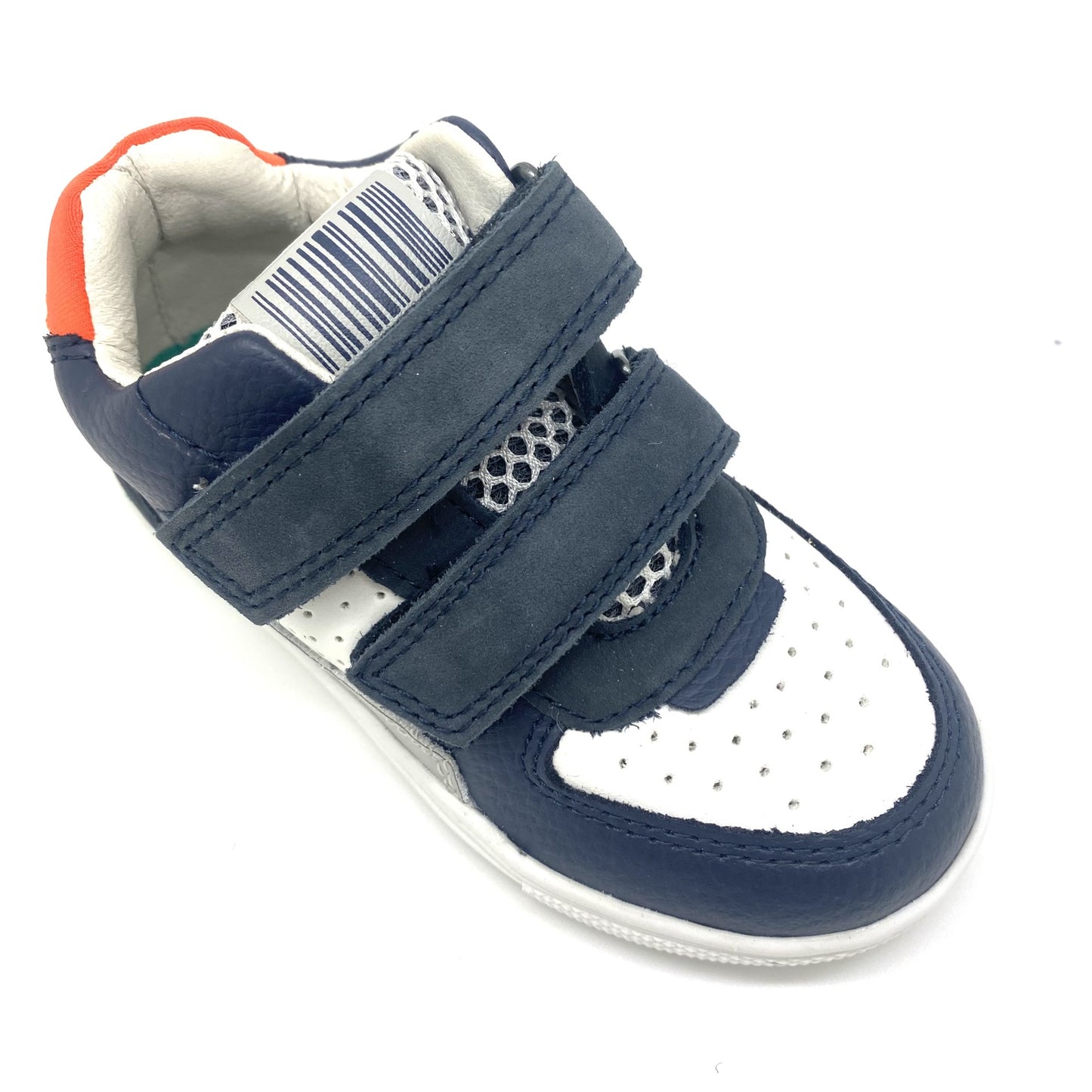 Bunnies lage sneaker met 2 velcro's.