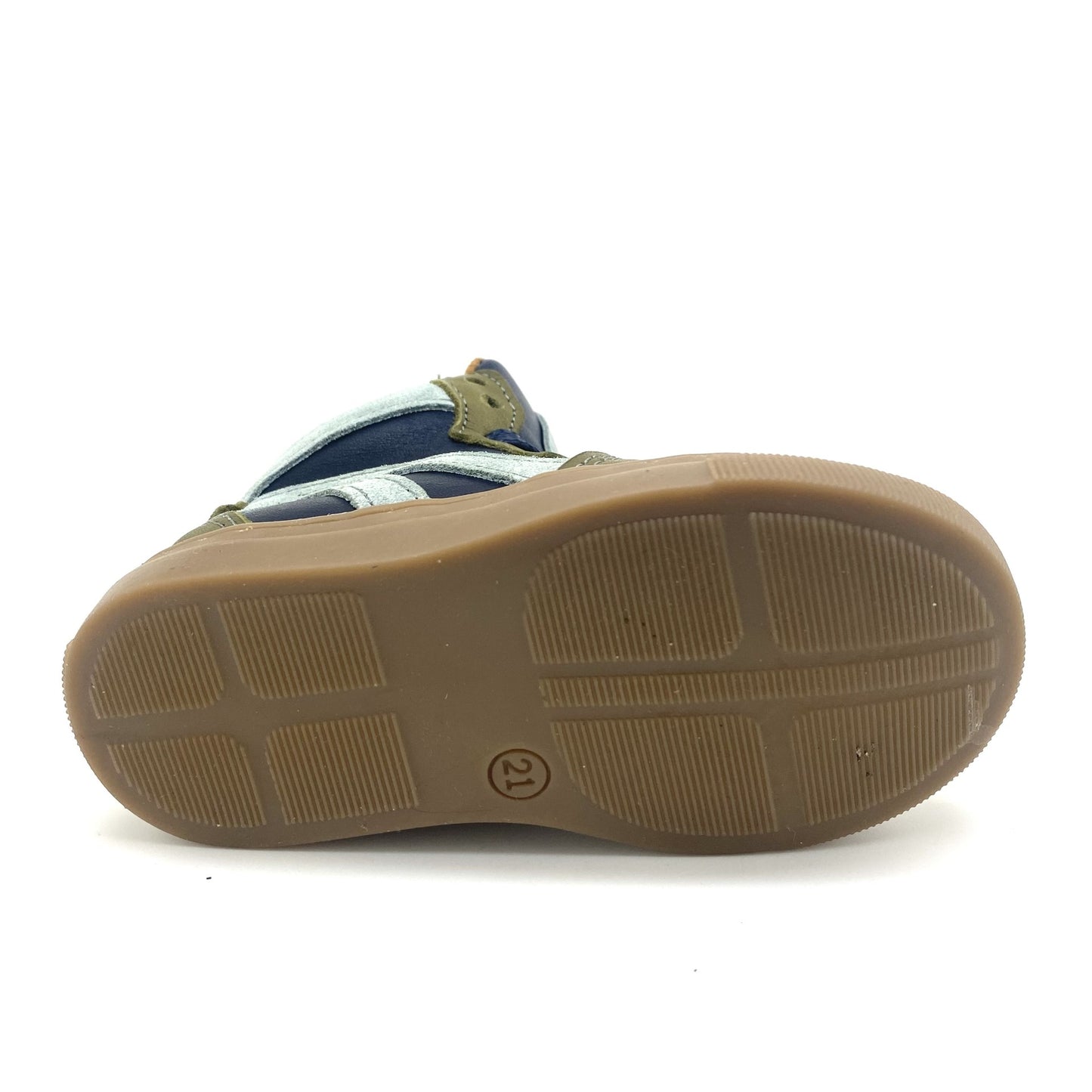 Clic sneaker met blauw groen en licht blauw