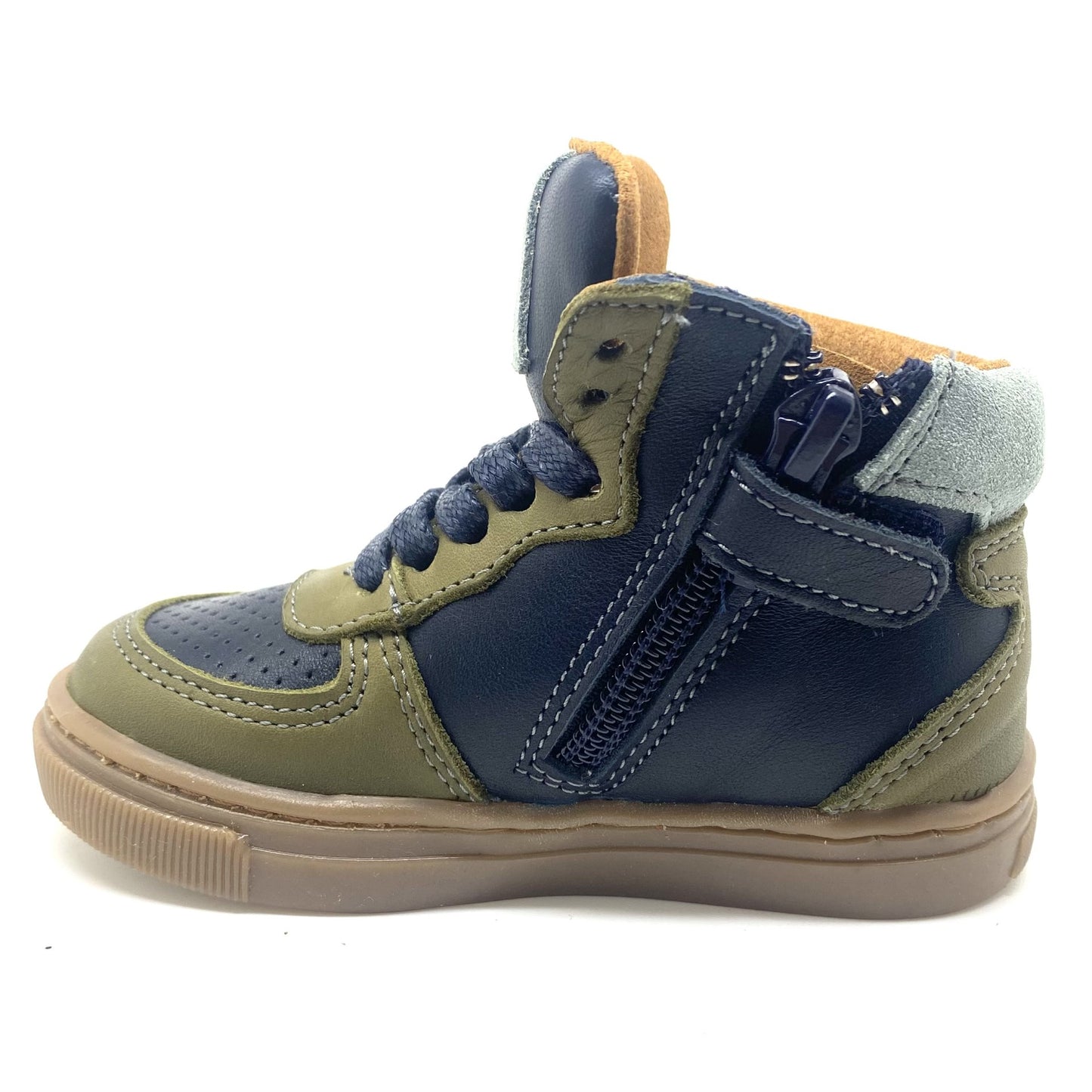 Clic sneaker met blauw groen en licht blauw