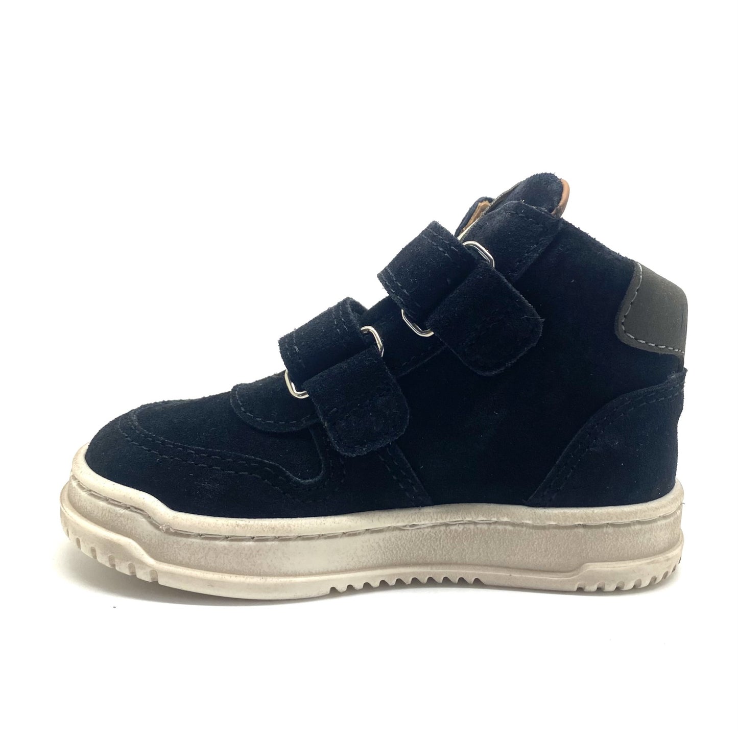 Develab hoge blauwe sneaker met velcro