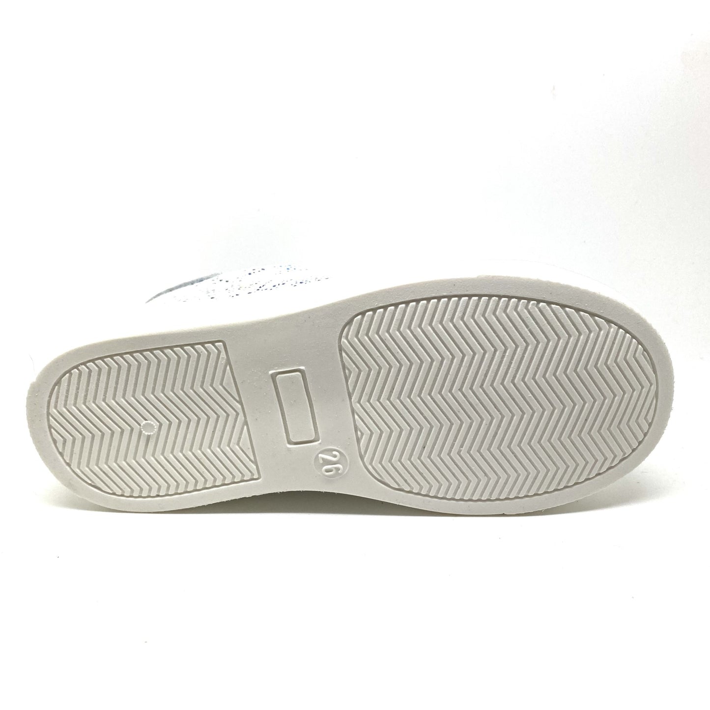Develab lage sneaker met stipjes.