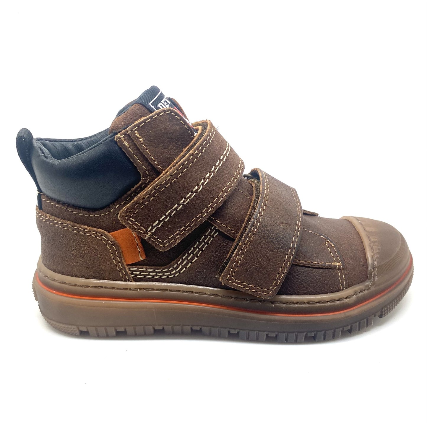 Develab sneaker met plakkers en rubberen tip