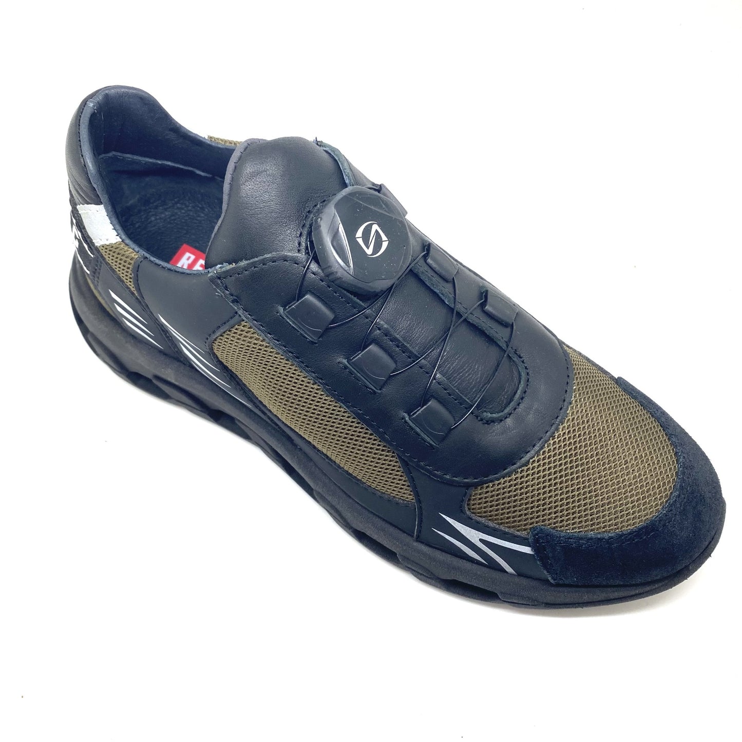 Red Rag runner kaki met drukknop sluiting