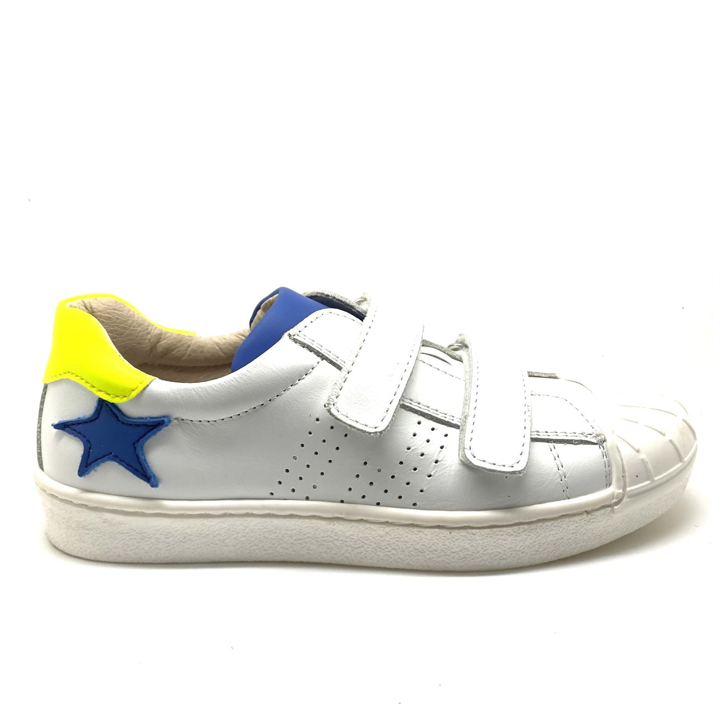 Eb sneaker met rubberen tip en 2 velcro's