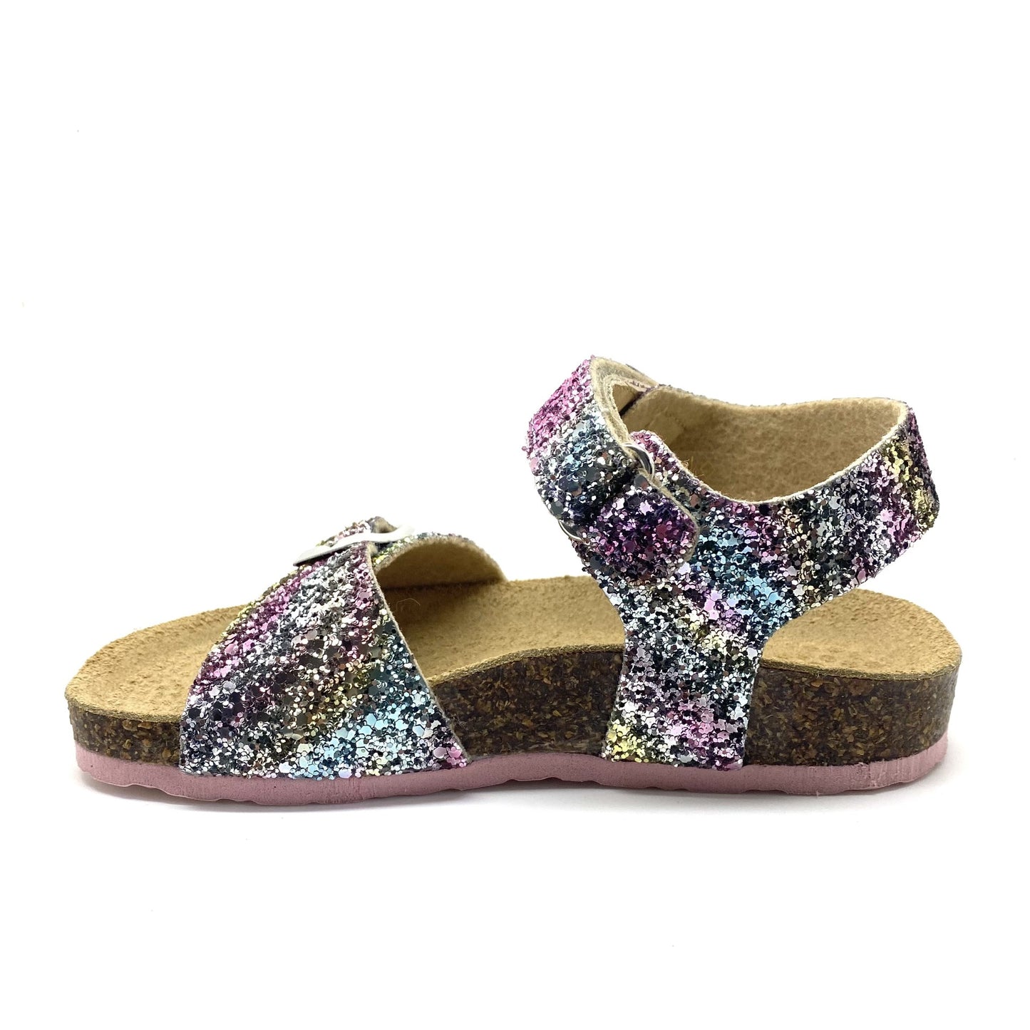 Eb sandaal glitters voorgevormd voetbedje