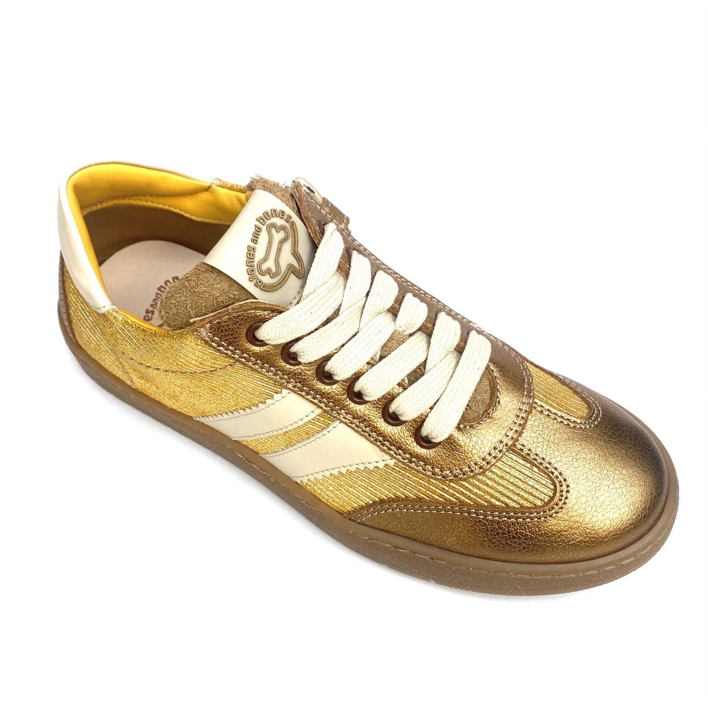 Stones and Bones LEMMI gouden lage sneaker