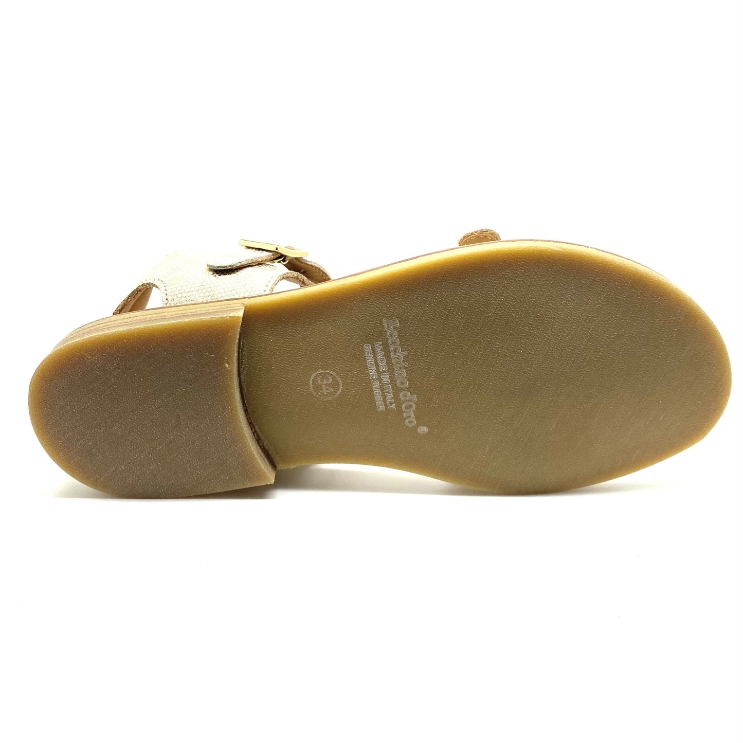 Zecchino D'oro sandaal goud met gesp