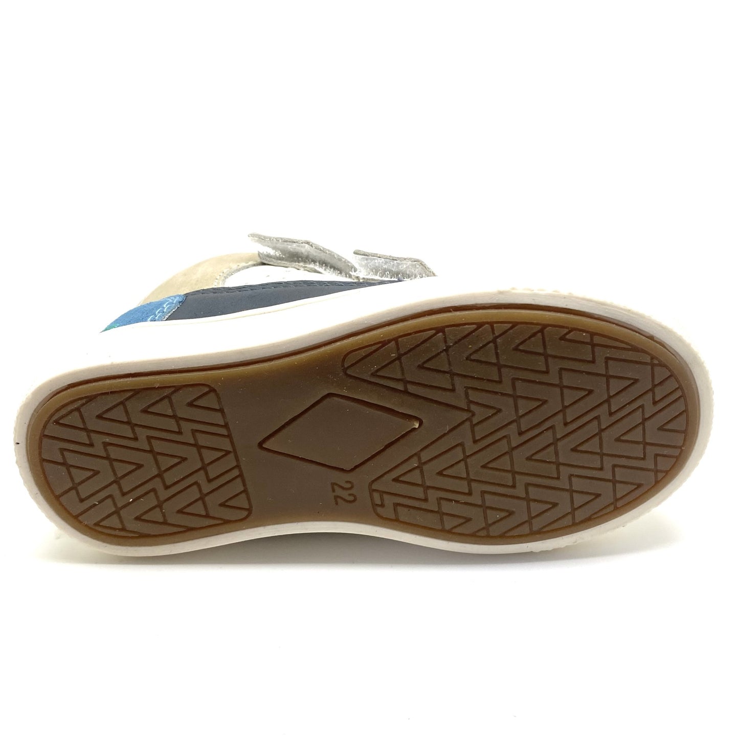 Bunnies grijze lager sneaker met velcro