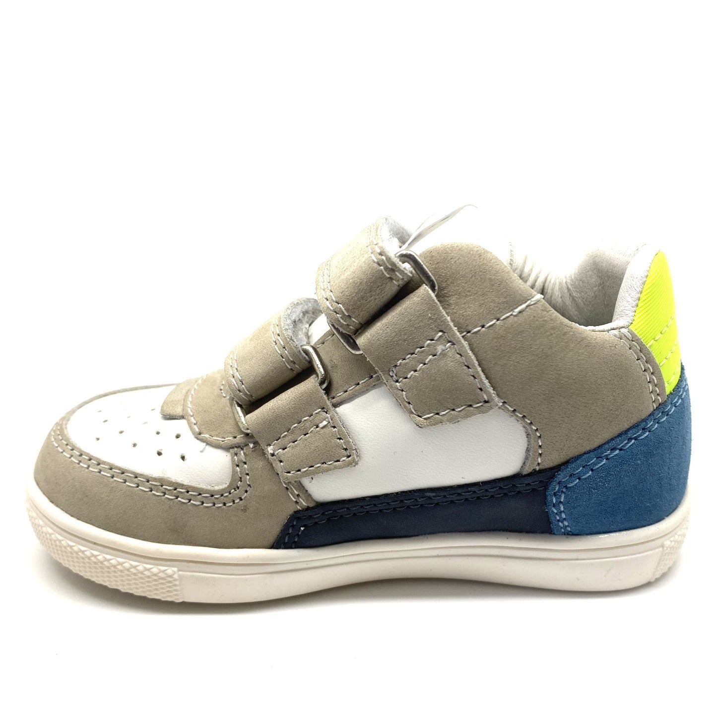 Bunnies grijze lager sneaker met velcro