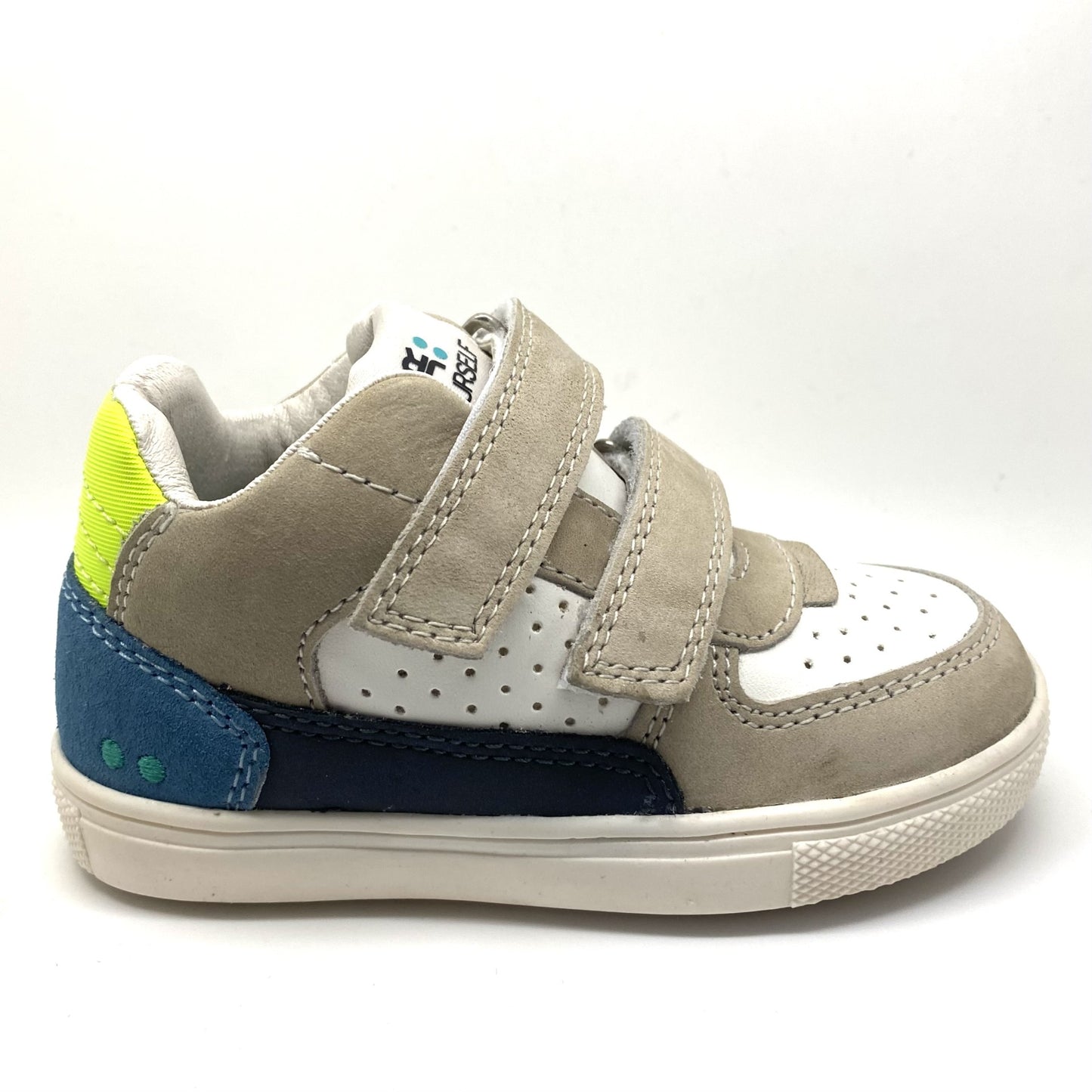 Bunnies grijze lager sneaker met velcro