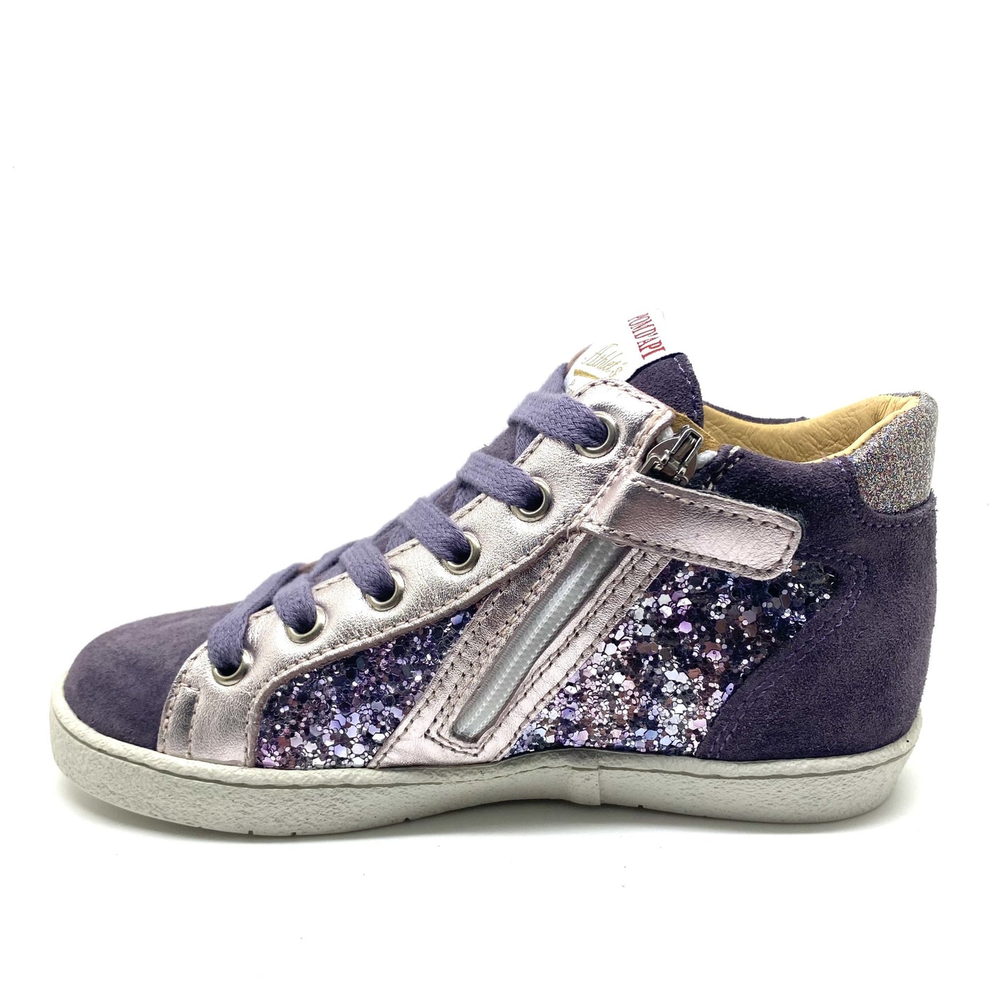 Pom D'Api glitter sneaker paars