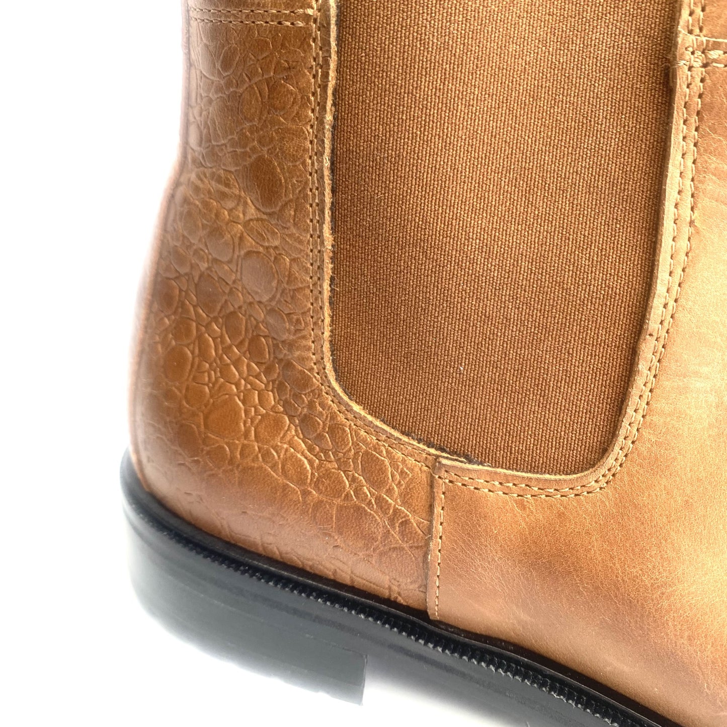 Hip half hoge laars met rek aan de zijkant en rits