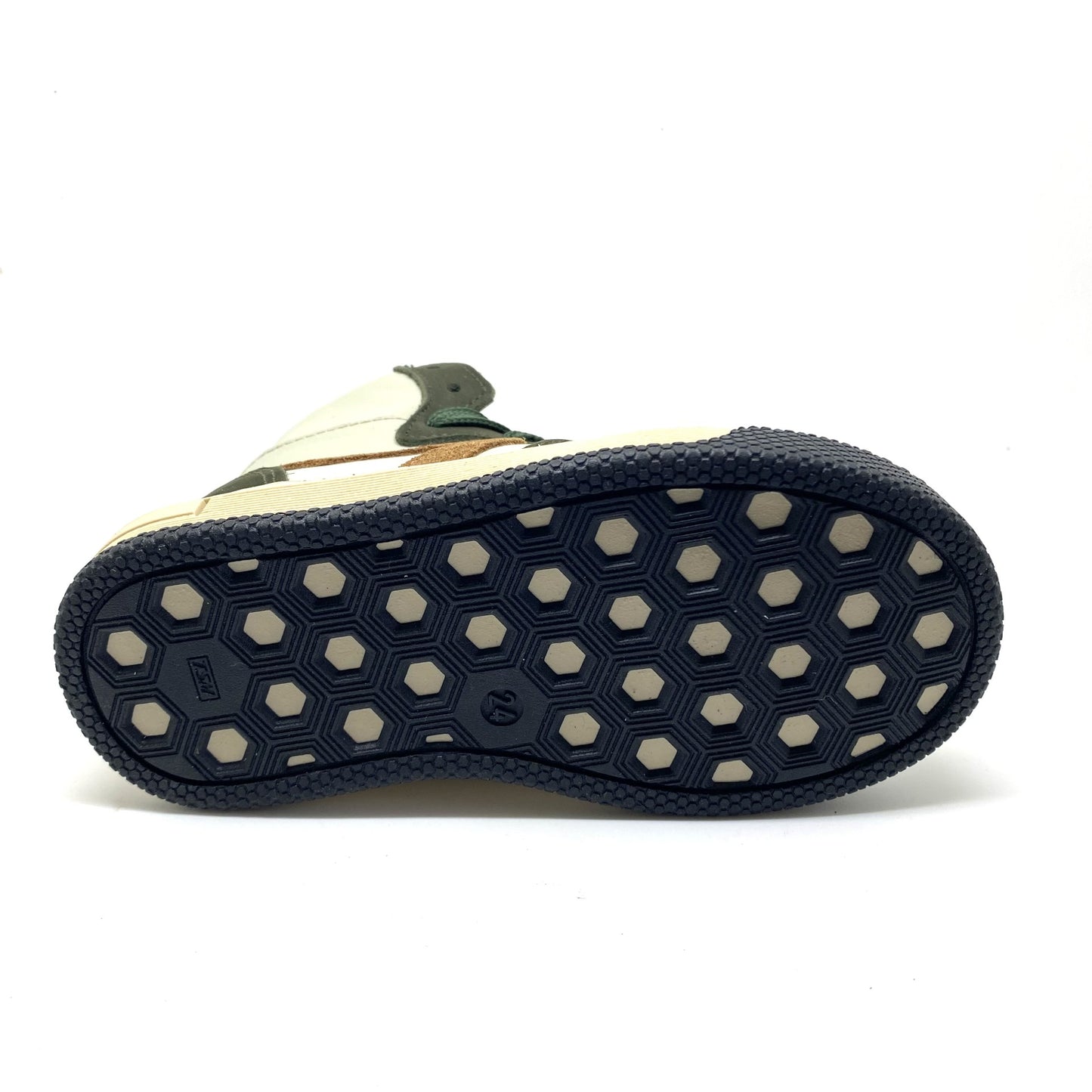 Hip hoge kaki sneaker